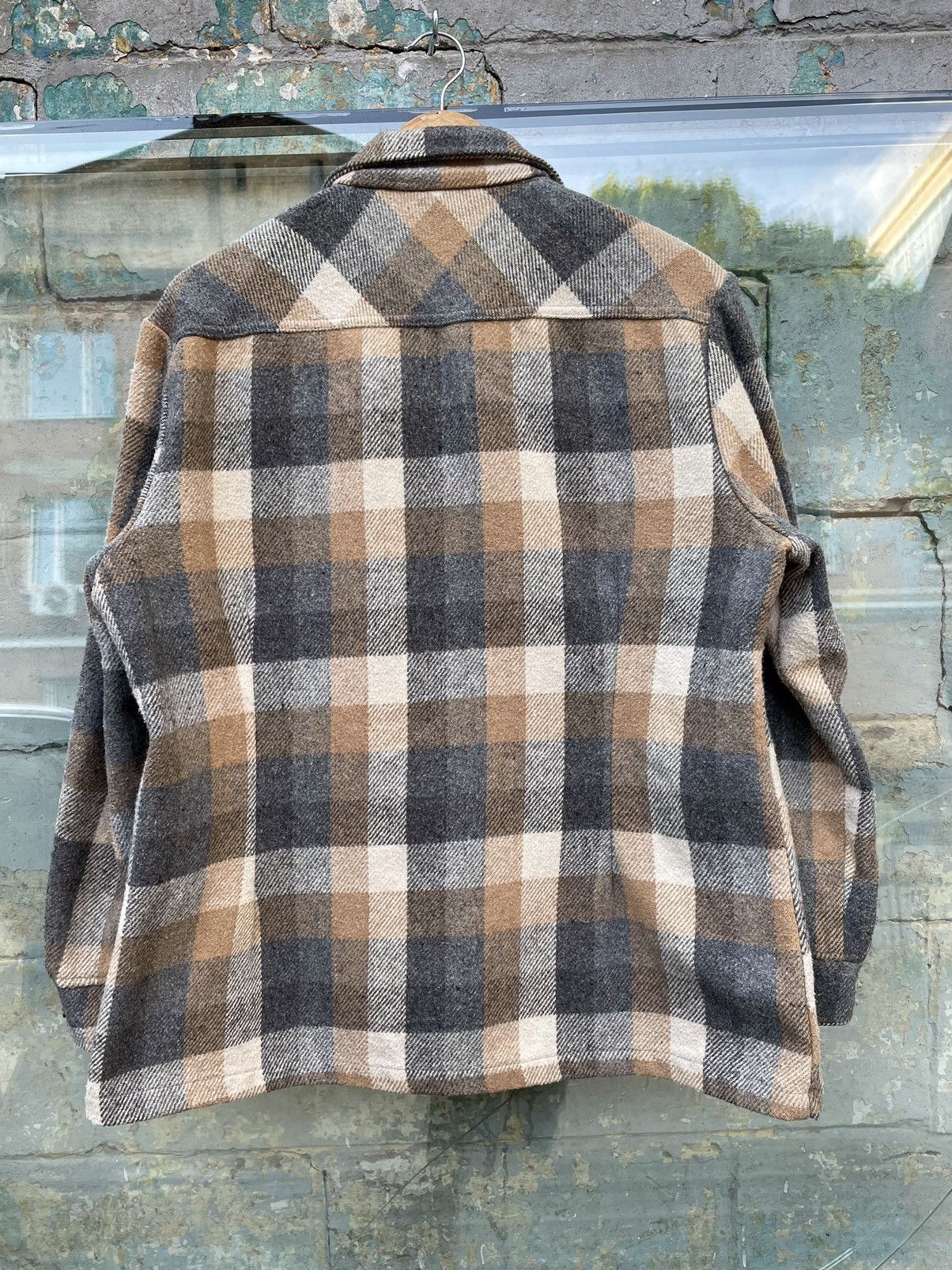Flannel × Lee × Vintage Vintage Lee Wool Nylon Shirt Original Fit Made in USA Size US L / EU 52-54 / 3 - 8 Thumbnail