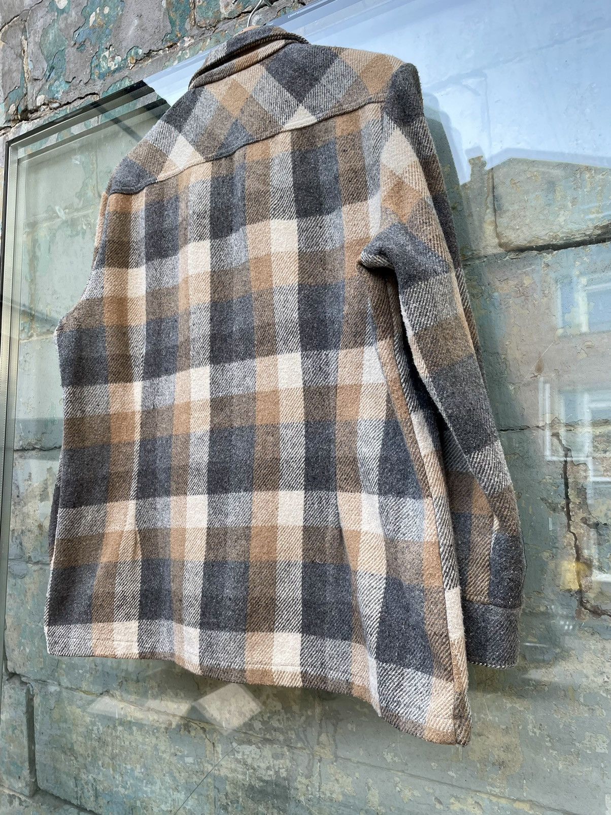Flannel × Lee × Vintage Vintage Lee Wool Nylon Shirt Original Fit Made in USA Size US L / EU 52-54 / 3 - 9 Thumbnail