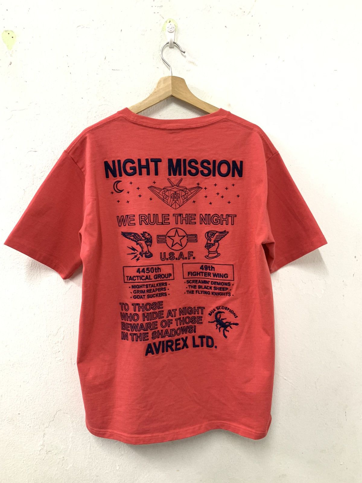 Avirex Avirex Night Mission USAF Spellout Embroidery Size US M / EU 48-50 / 2 - 3 Thumbnail
