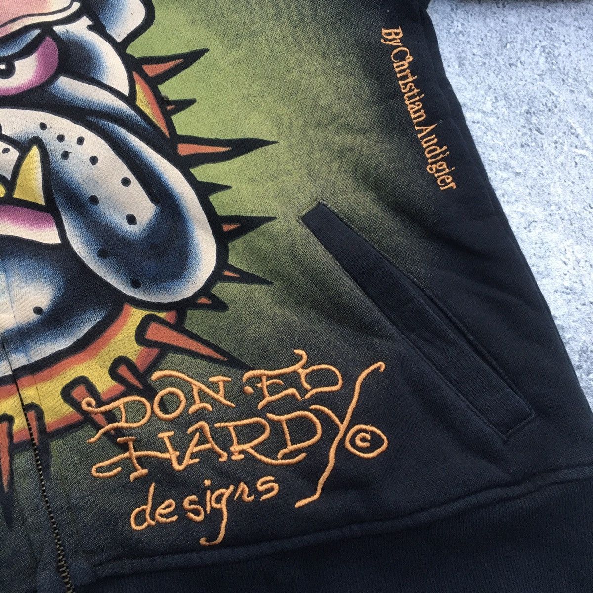 Ed Hardy Rare Ed Hardy Zip Hoodie ‘Death Or Glory’ Size US S / EU 44-46 / 1 - 6 Thumbnail