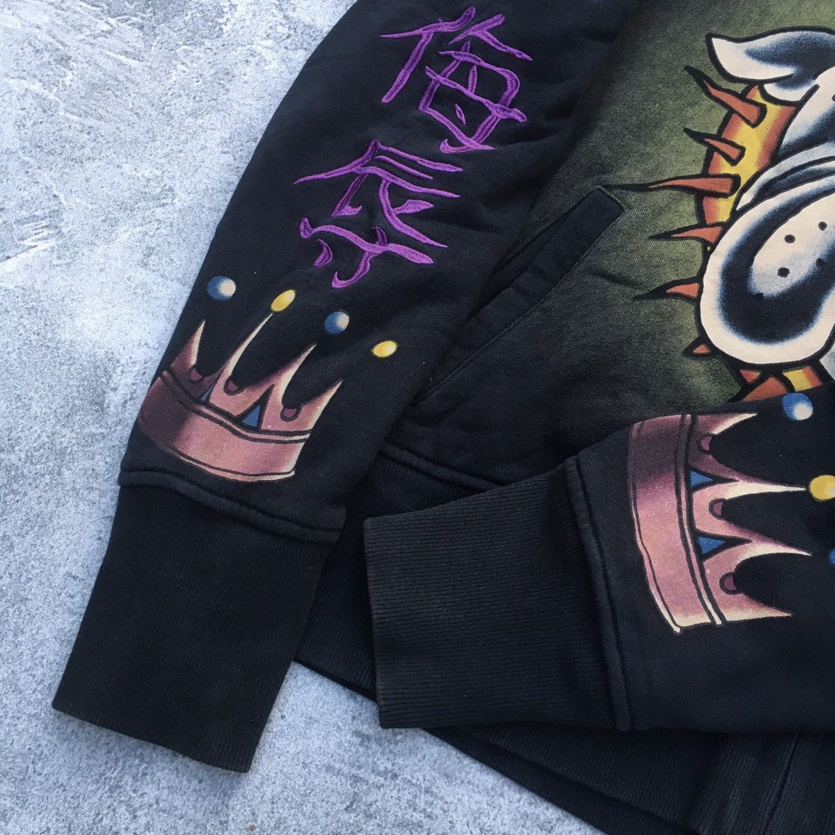 Ed Hardy Rare Ed Hardy Zip Hoodie ‘Death Or Glory’ Size US S / EU 44-46 / 1 - 3 Thumbnail