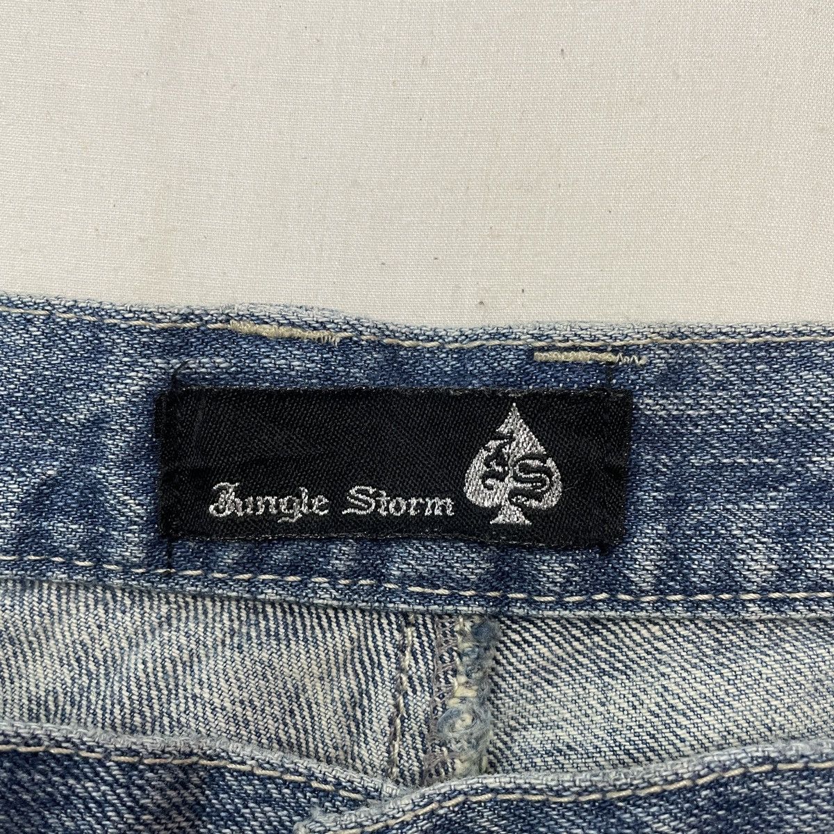 If Six Was Nine Vintage‼️ ANGLE STORM Double Waist Storm Jeans Denim Pants Size US 34 / EU 50 - 5 Thumbnail