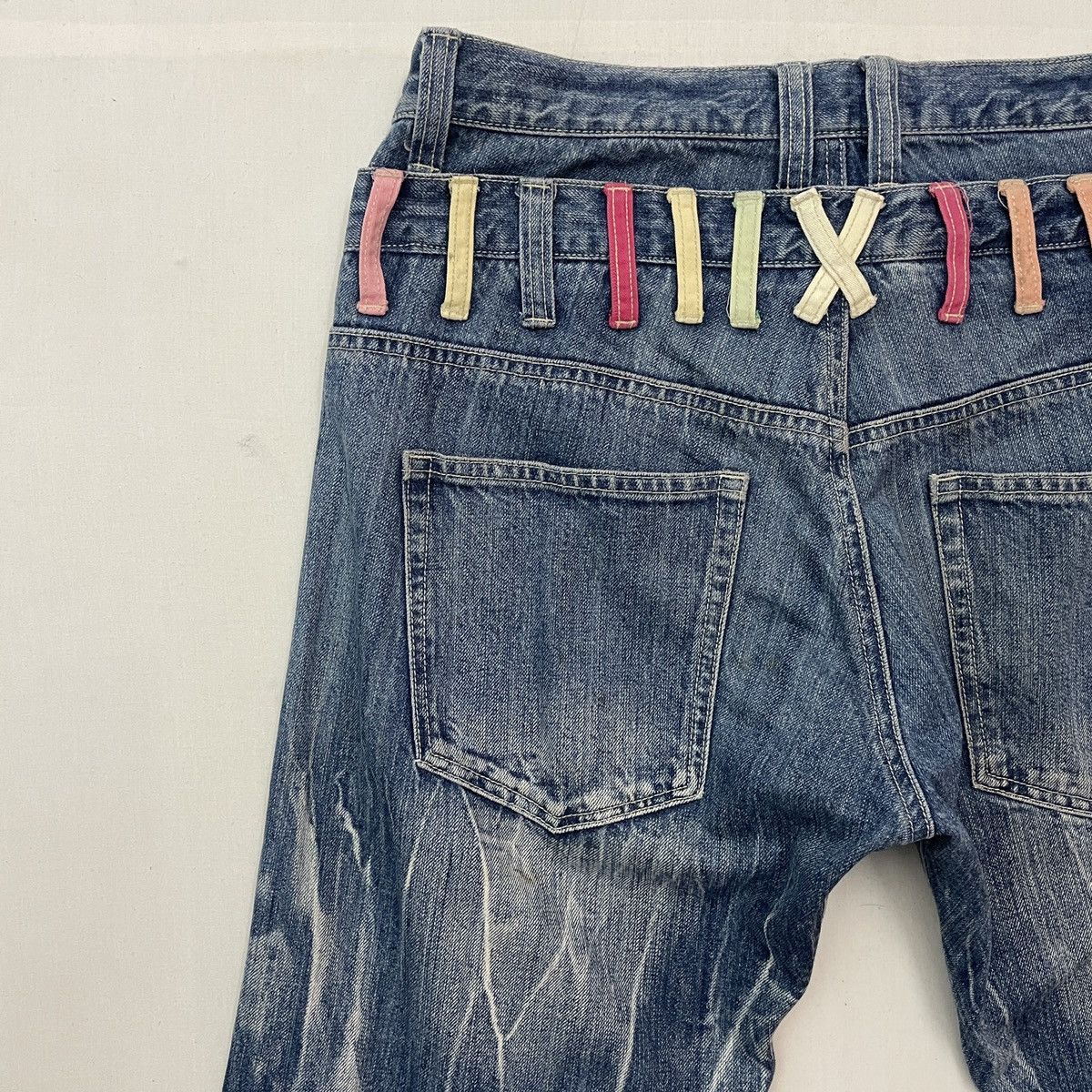If Six Was Nine Vintage‼️ ANGLE STORM Double Waist Storm Jeans Denim Pants Size US 34 / EU 50 - 10 Thumbnail