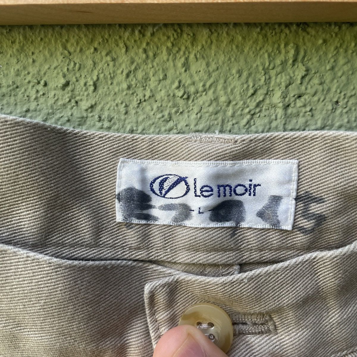 Japanese Brand Vintage LEMOIR Nice Design Double Knee Casual Trousers Pants Size US 29 - 5 Thumbnail