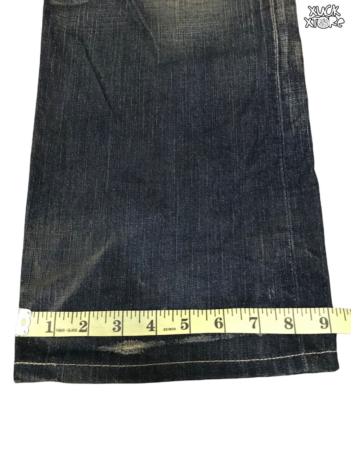 Edwin Distressed EDWIN 505 V Selvedge Jeans 31 JAPAN Size US 31 - 18 Thumbnail