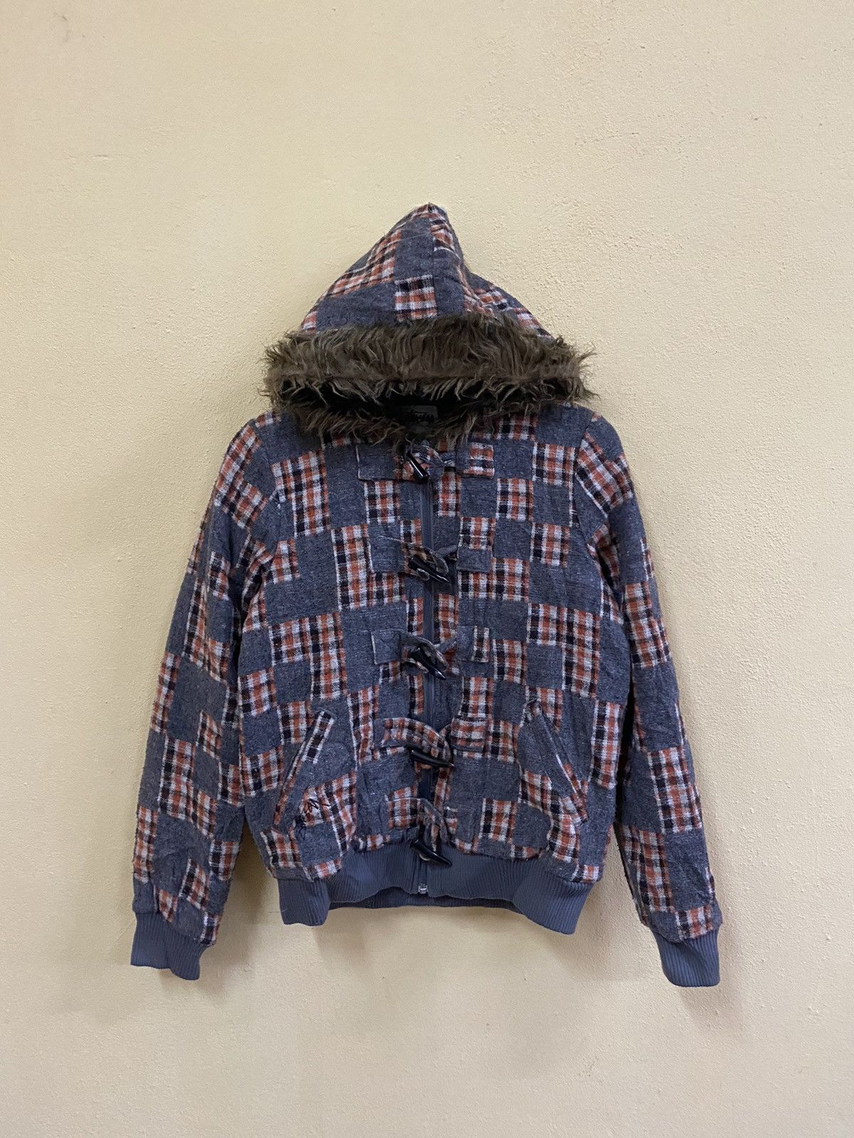 Stussy Plaid Jacket | Grailed