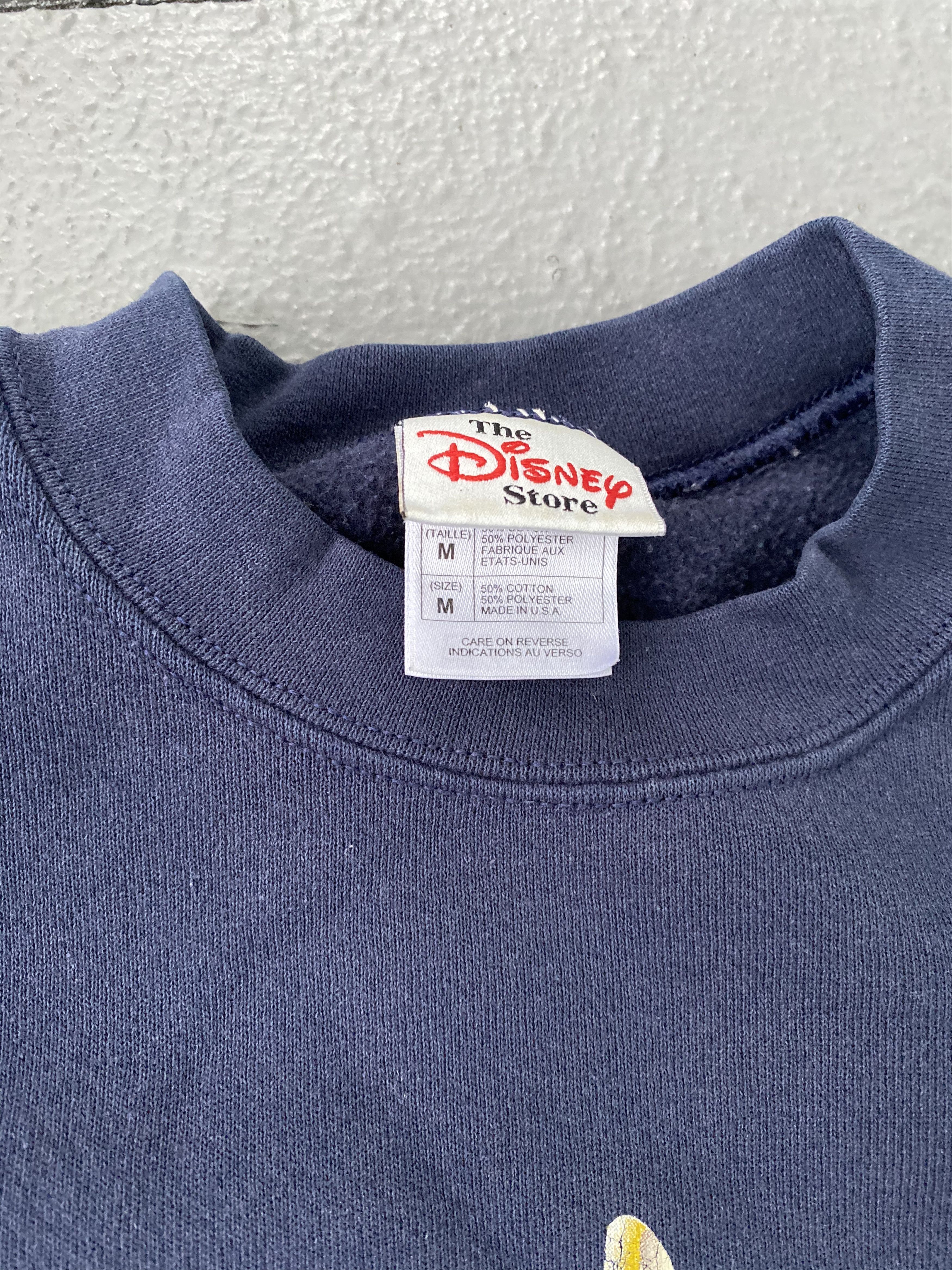 Disney × Vintage Vintage 90s Disney Tigger Eeyore Crewneck Sweatshirt Size US M / EU 48-50 / 2 - 3 Thumbnail