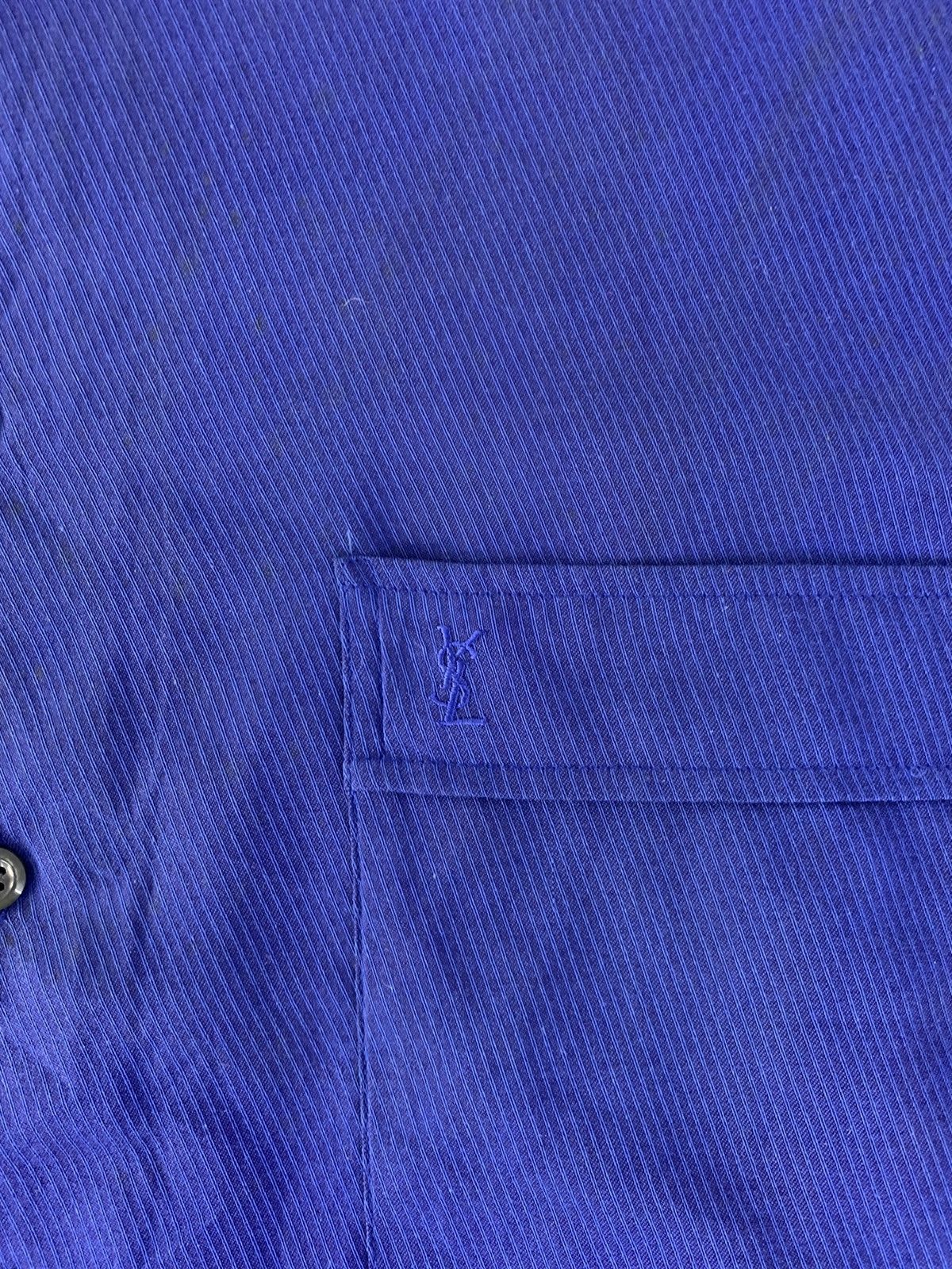 Vintage Yves Saint Lauren YSL Pour Homme Button Up Shirt Size US XL / EU 56 / 4 - 6 Thumbnail
