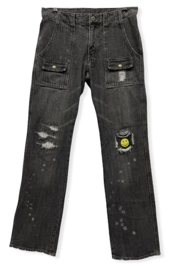 Boycott BOYCOTT Distressed Denim Bush Pants Kapital Hysteric Style Size US 30 / EU 46 - 2 Thumbnail