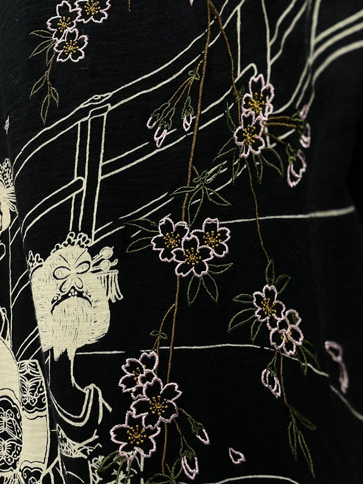 Skullcandy 🔥FYE Vintage Scandal GEISHA SKULL IN KIMONO Sukajan T-Shirt Size US M / EU 48-50 / 2 - 3 Thumbnail