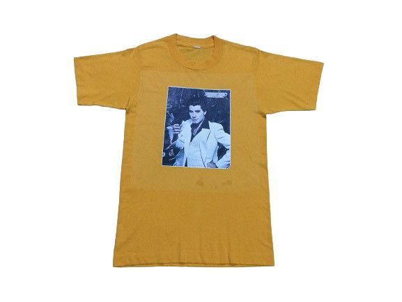 image of John Travolta Saturday Night Fever Movie Tshirt in Yellow, Men's (Size Small)