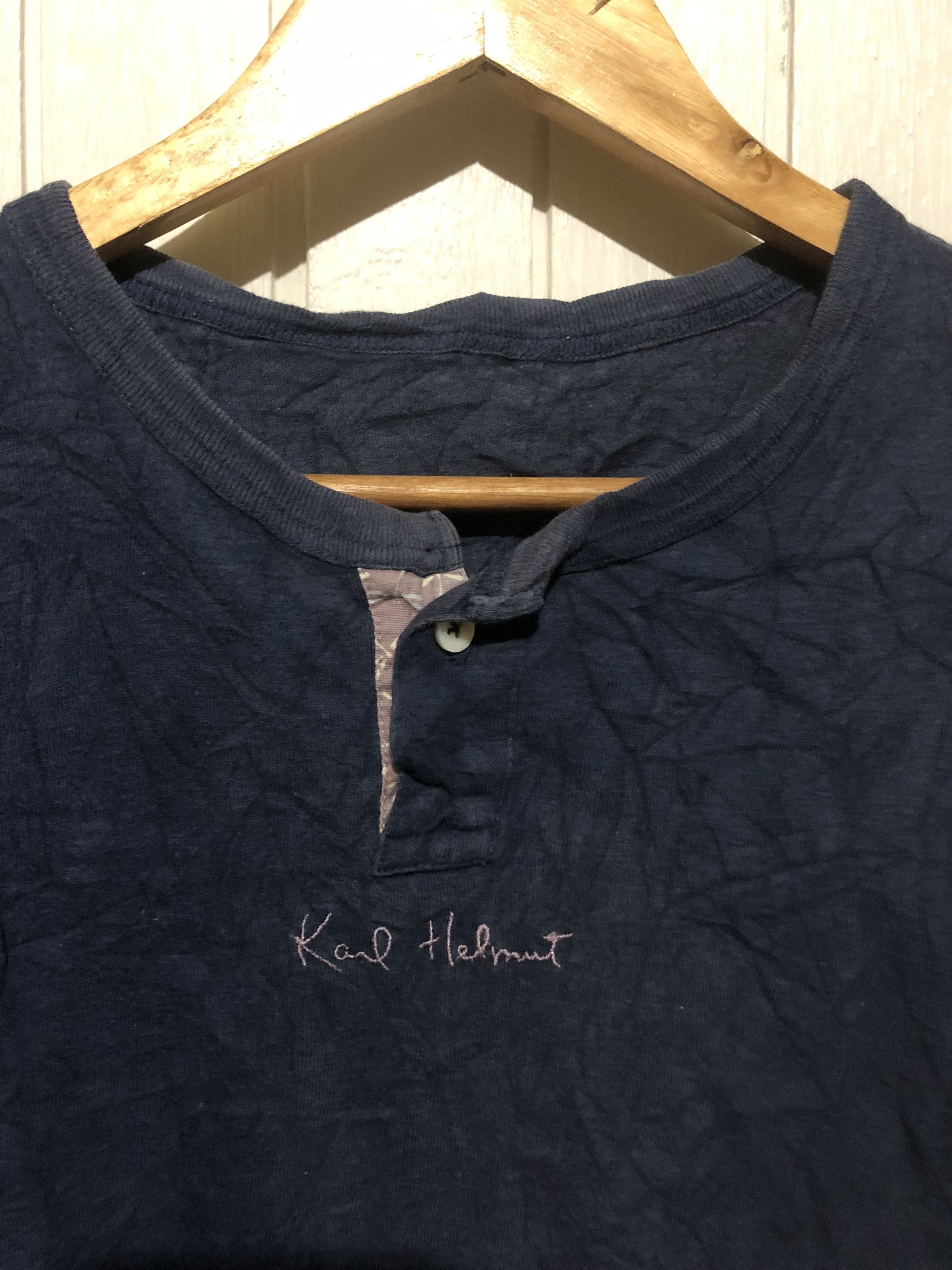 Karl Helmut Karl Helmut Patch Work Design Tshirt Size US L / EU 52-54 / 3 - 2 Thumbnail