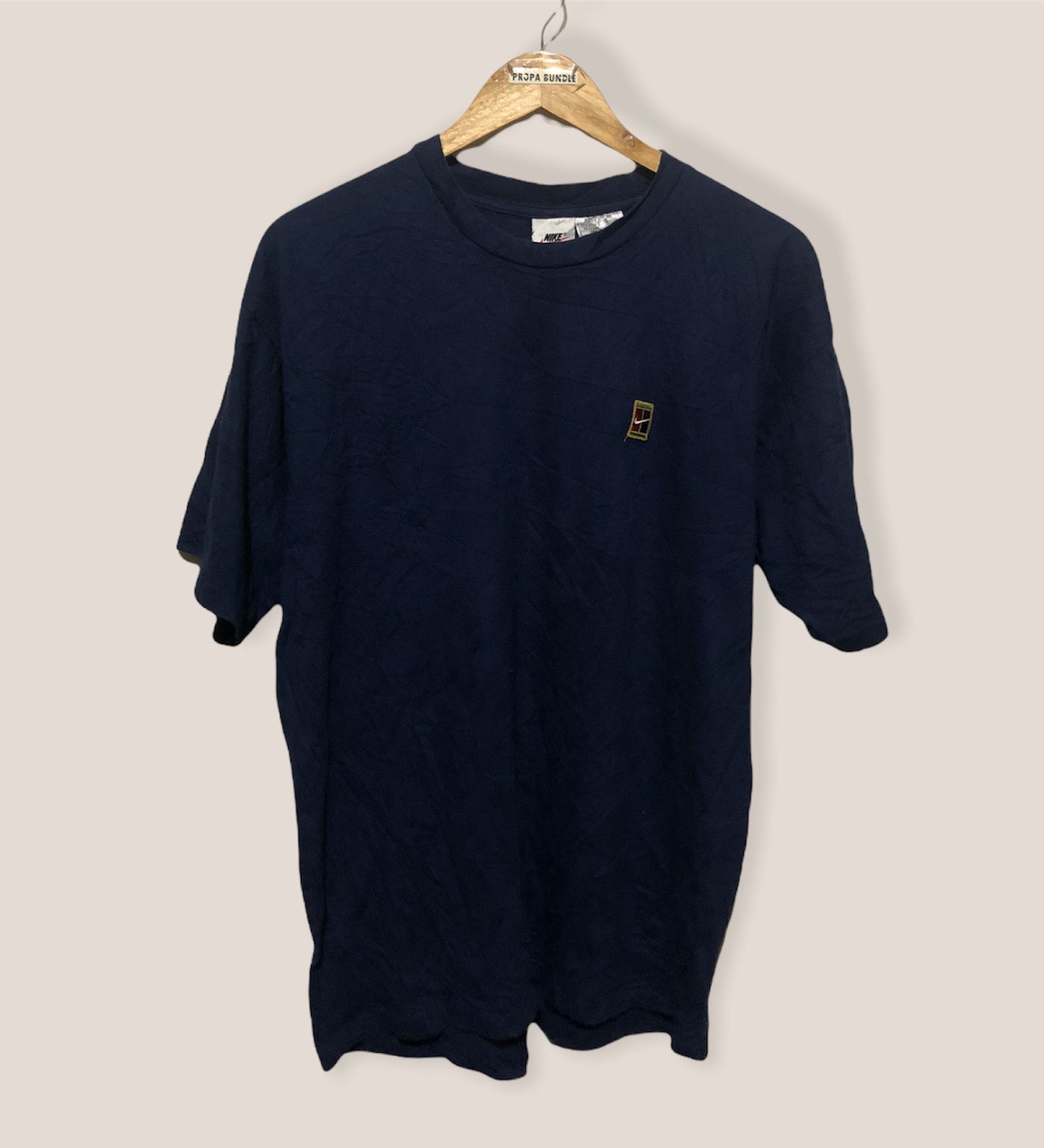 image of Vintage Nike Court 90's in Dark Blue, Men's (Size Medium)