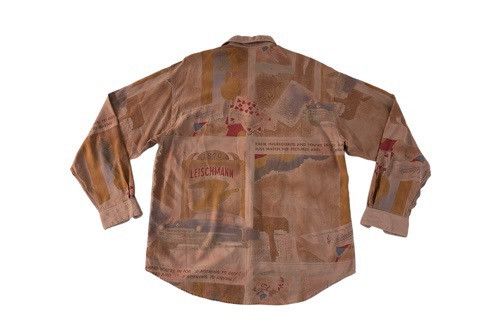 Vintage All Over Printed Pia Sport Leischmann Poker Card Shirt Size US XL / EU 56 / 4 - 1 Thumbnail