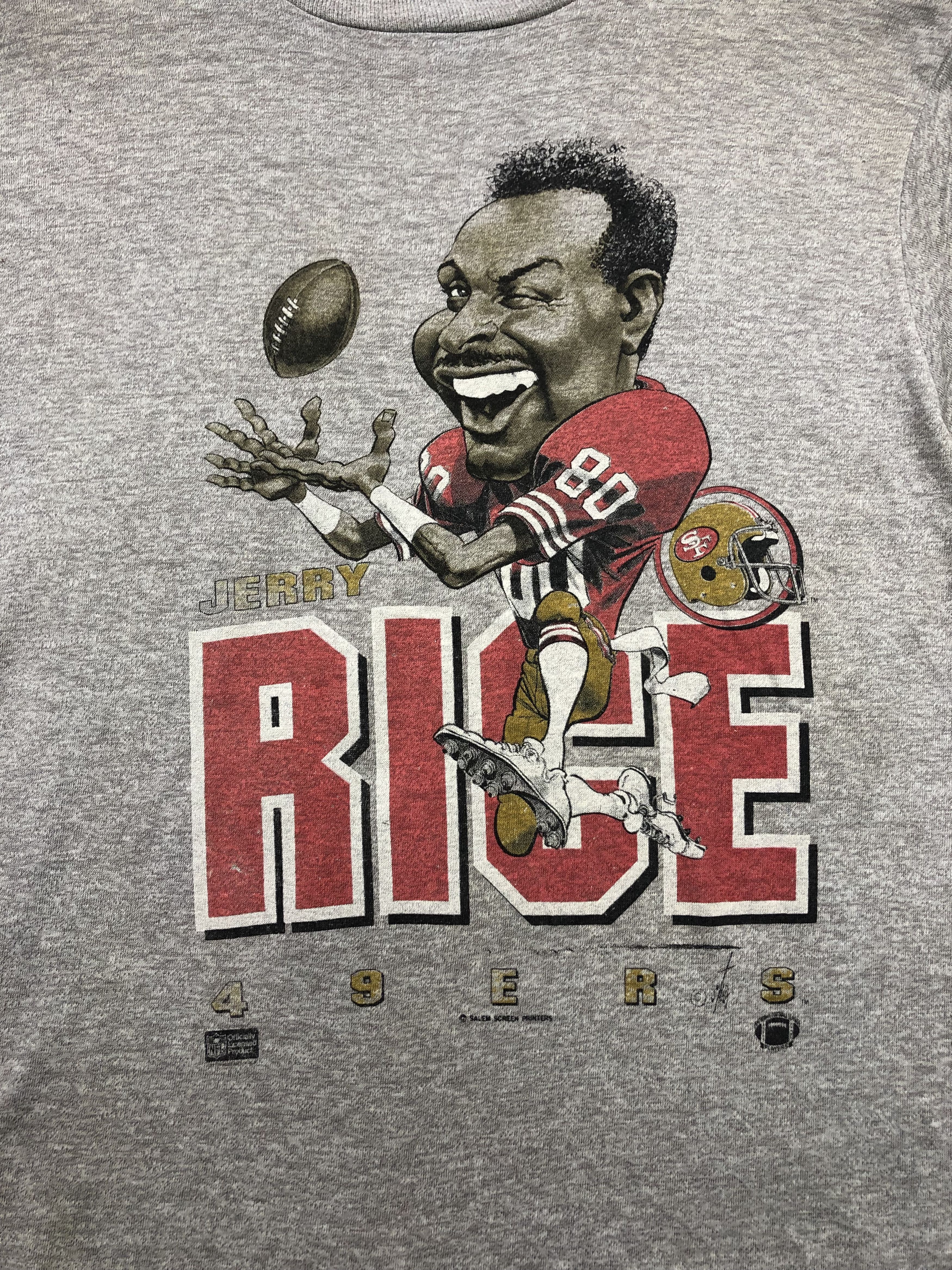 NFL Vintage Jerry Rice Big Head Paper Thin Size US M / EU 48-50 / 2 - 2 Thumbnail