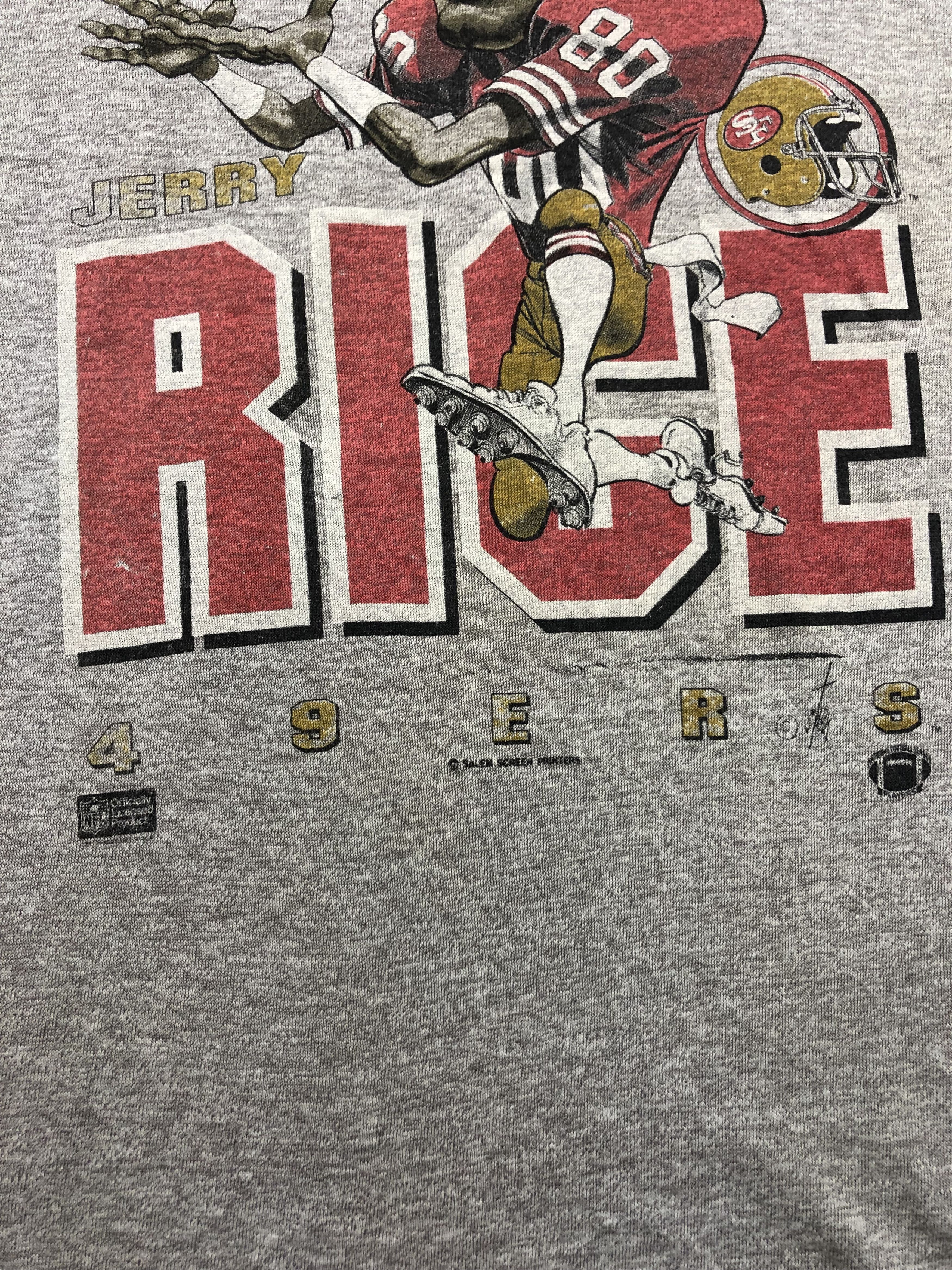 NFL Vintage Jerry Rice Big Head Paper Thin Size US M / EU 48-50 / 2 - 3 Thumbnail