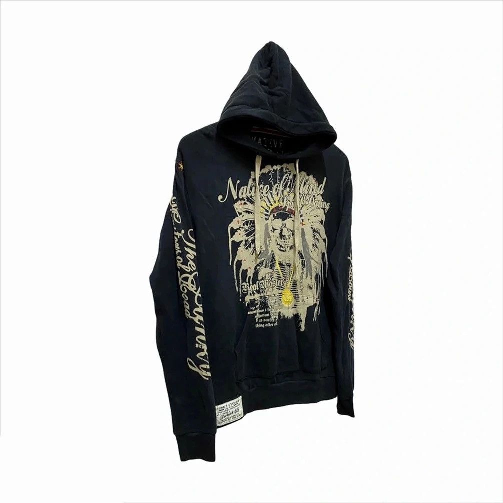 Japanese Brand NATIVE OF MIND SPIRIT DARING HOODIE SWEATSHIRT Size US S / EU 44-46 / 1 - 3 Thumbnail