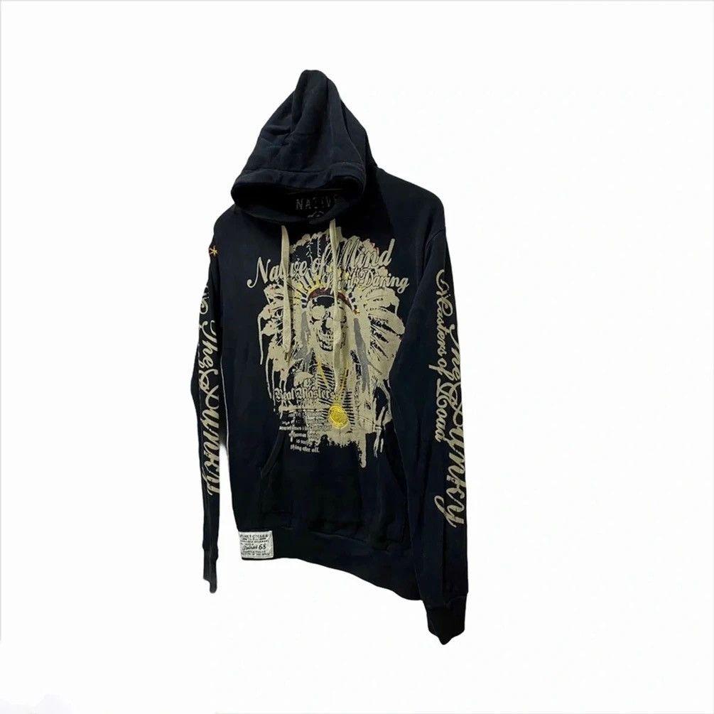Japanese Brand NATIVE OF MIND SPIRIT DARING HOODIE SWEATSHIRT Size US S / EU 44-46 / 1 - 4 Thumbnail