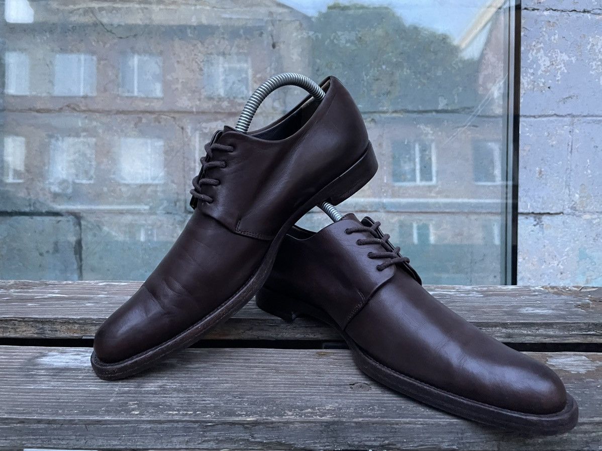 Jil Sander Jil Sander Women Derby Leather Shoes Made in Italy Size US 7.5 / IT 37.5 - 6 Thumbnail
