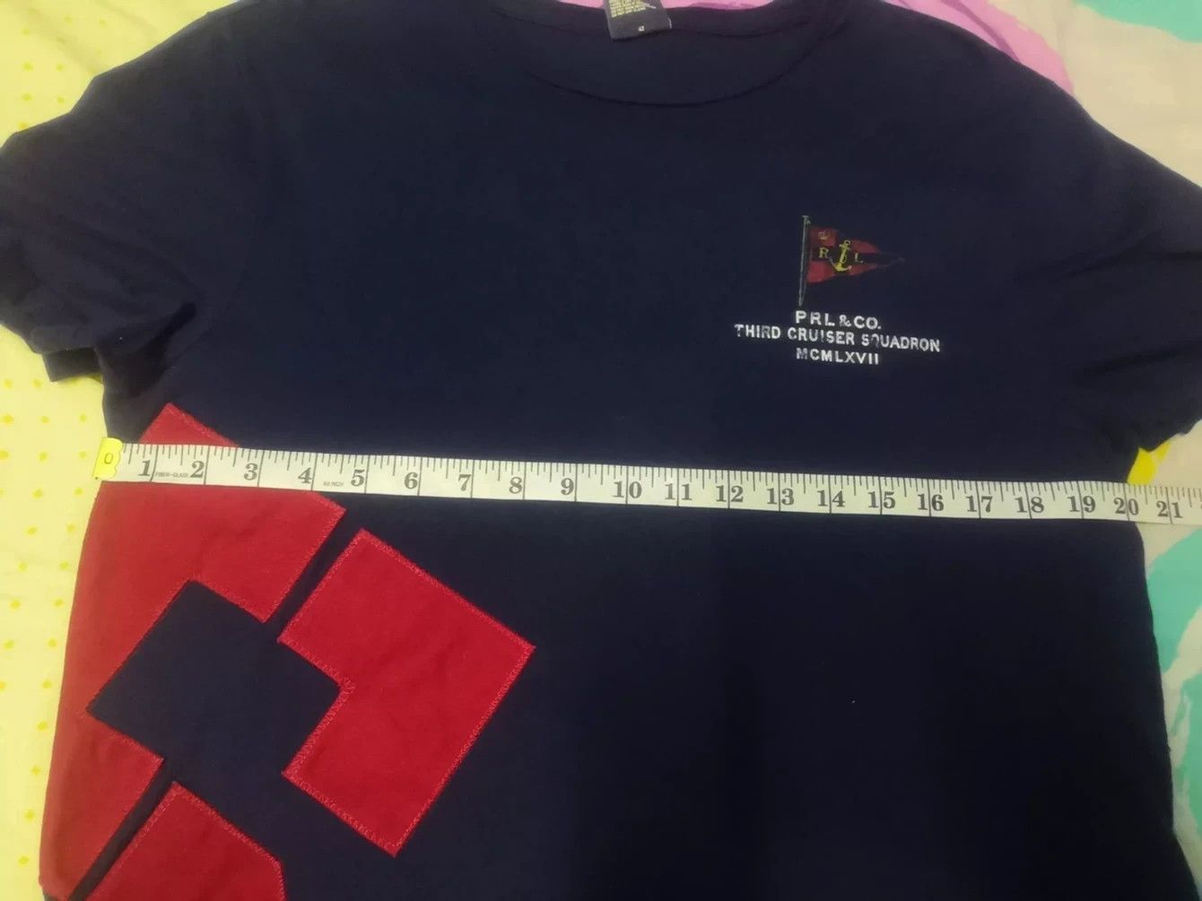 Polo Ralph Lauren Vintage Polo Ralph Lauren No 5 T shirt Patches Big Logo Size US L / EU 52-54 / 3 - 7 Thumbnail