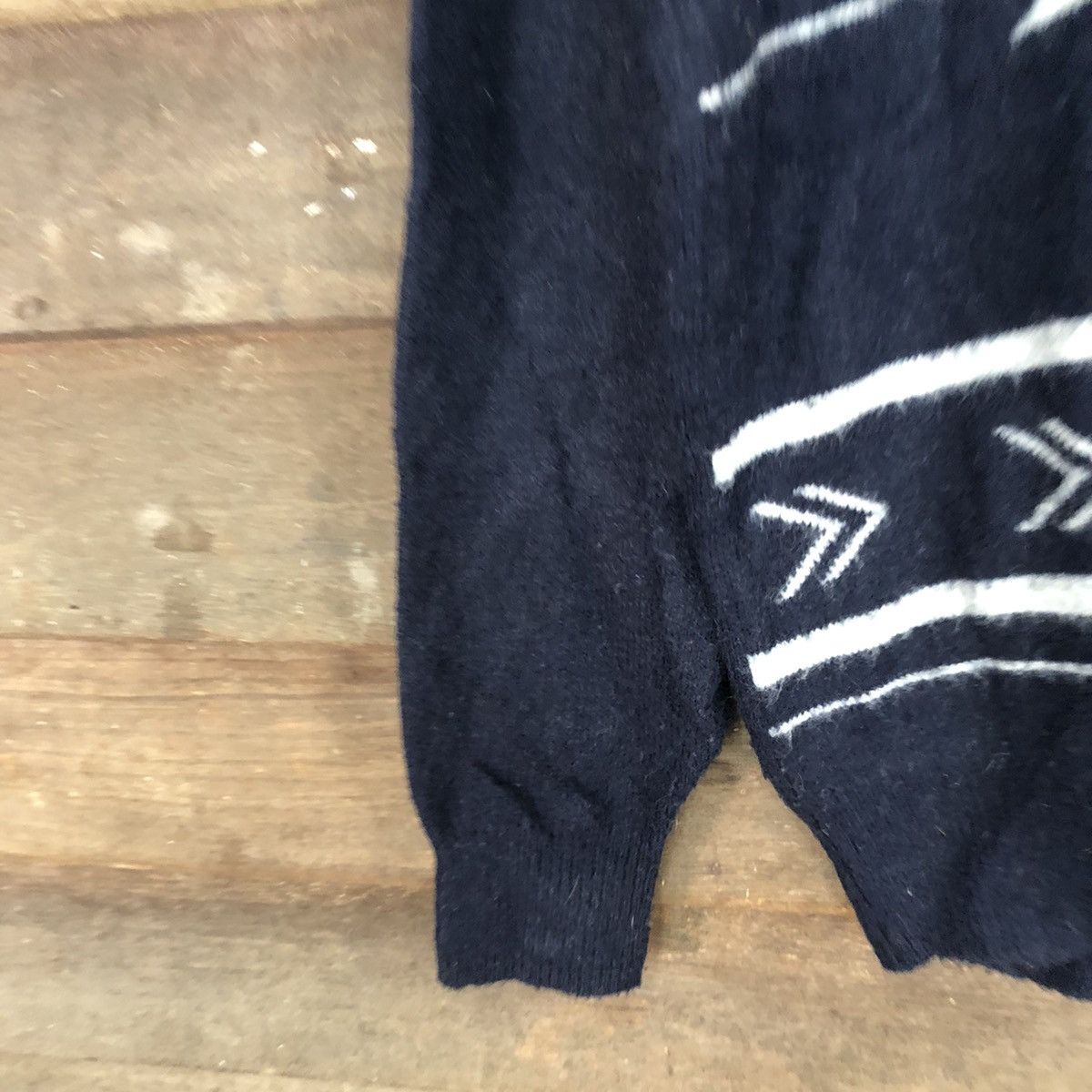 Homespun Knitwear Flow & Fixture Blue navajo sweatshirt Knitwear #3290 Size US L / EU 52-54 / 3 - 6 Thumbnail