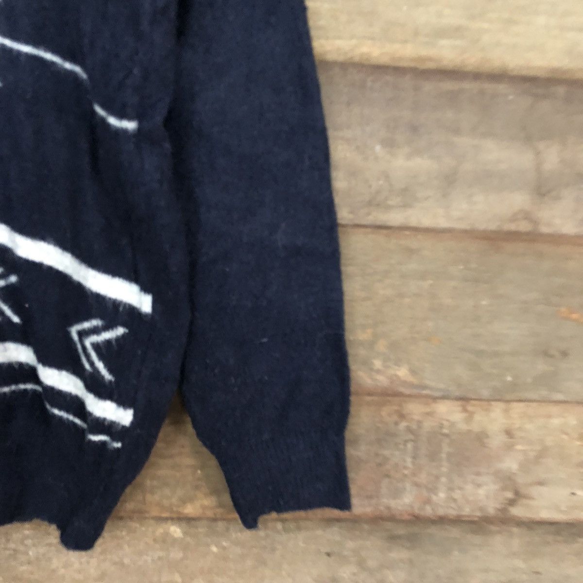 Homespun Knitwear Flow & Fixture Blue navajo sweatshirt Knitwear #3290 Size US L / EU 52-54 / 3 - 4 Thumbnail