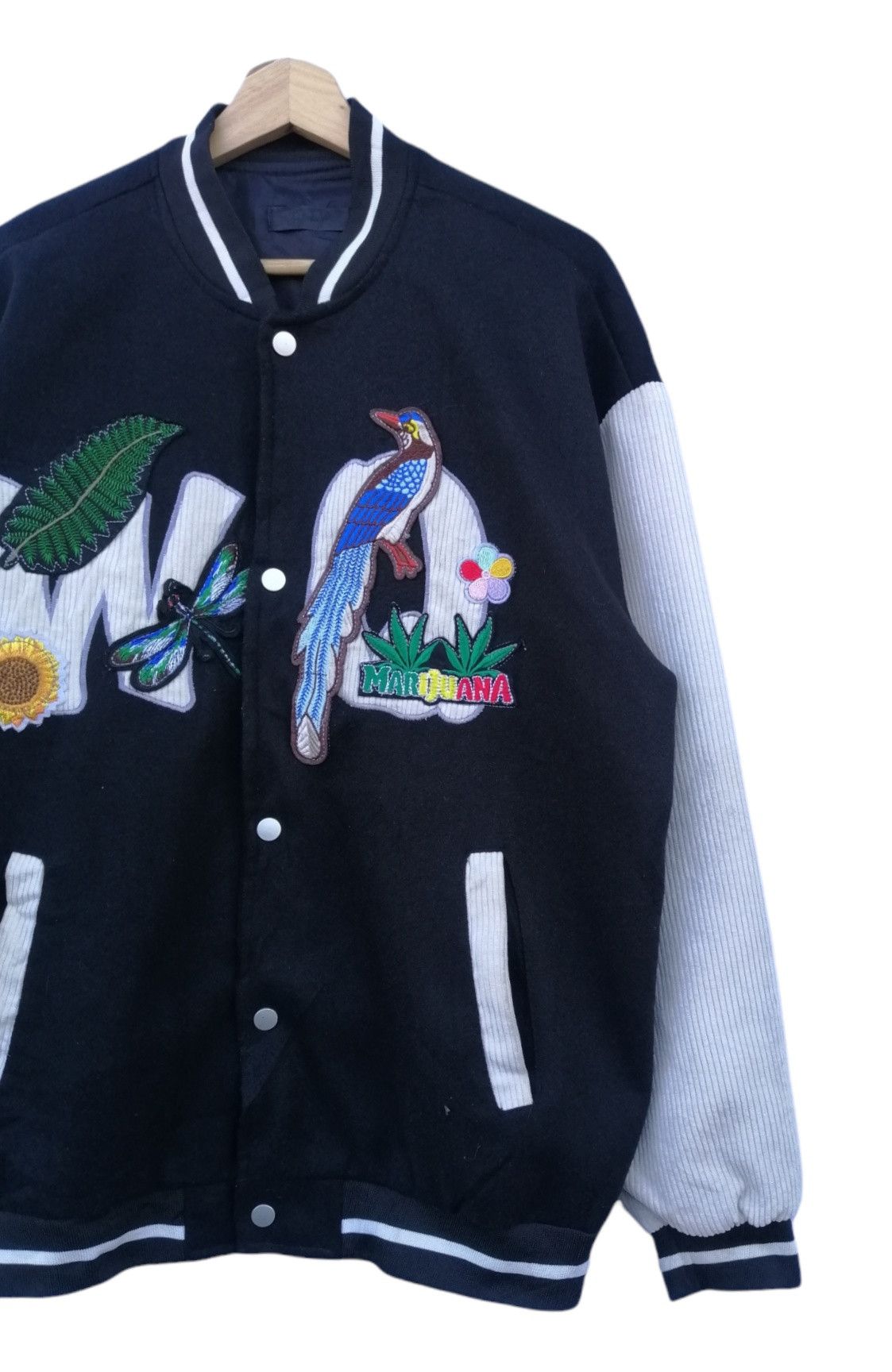 Japanese Brand Japanese Brand MARIJUANA Varsity Jacket Size M / US 6-8 / IT 42-44 - 6 Thumbnail