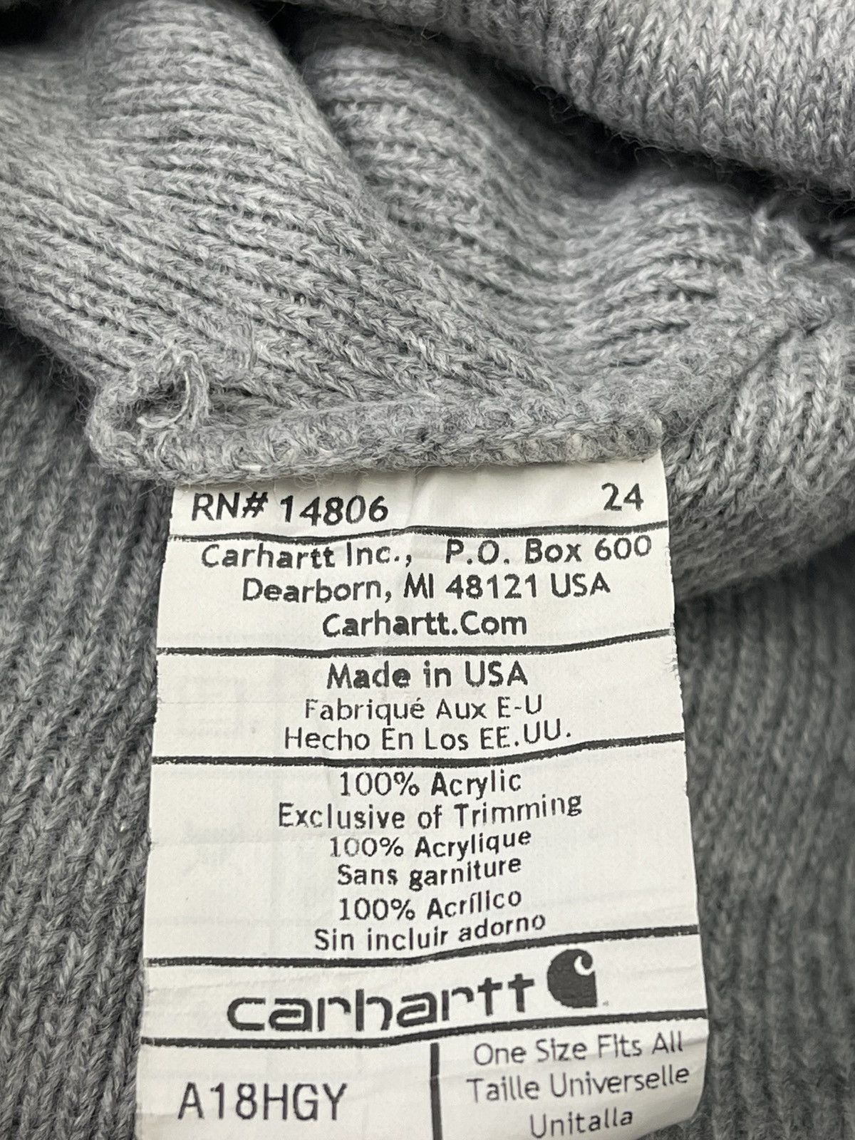 Carhartt SS13 Carhartt Beanie USA Size ONE SIZE - 6 Thumbnail