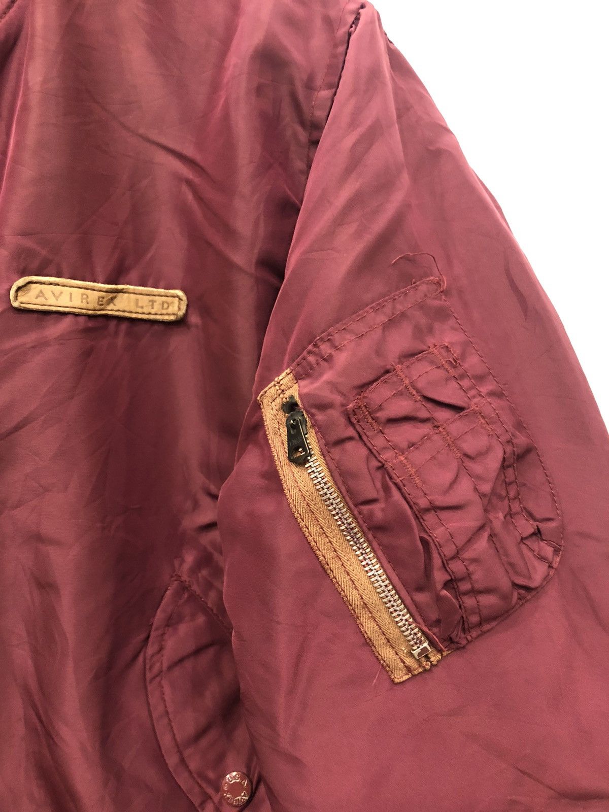 Avirex × Vintage Vintage Avirex Bomber Jacket USN Size US XL / EU 56 / 4 - 2 Thumbnail