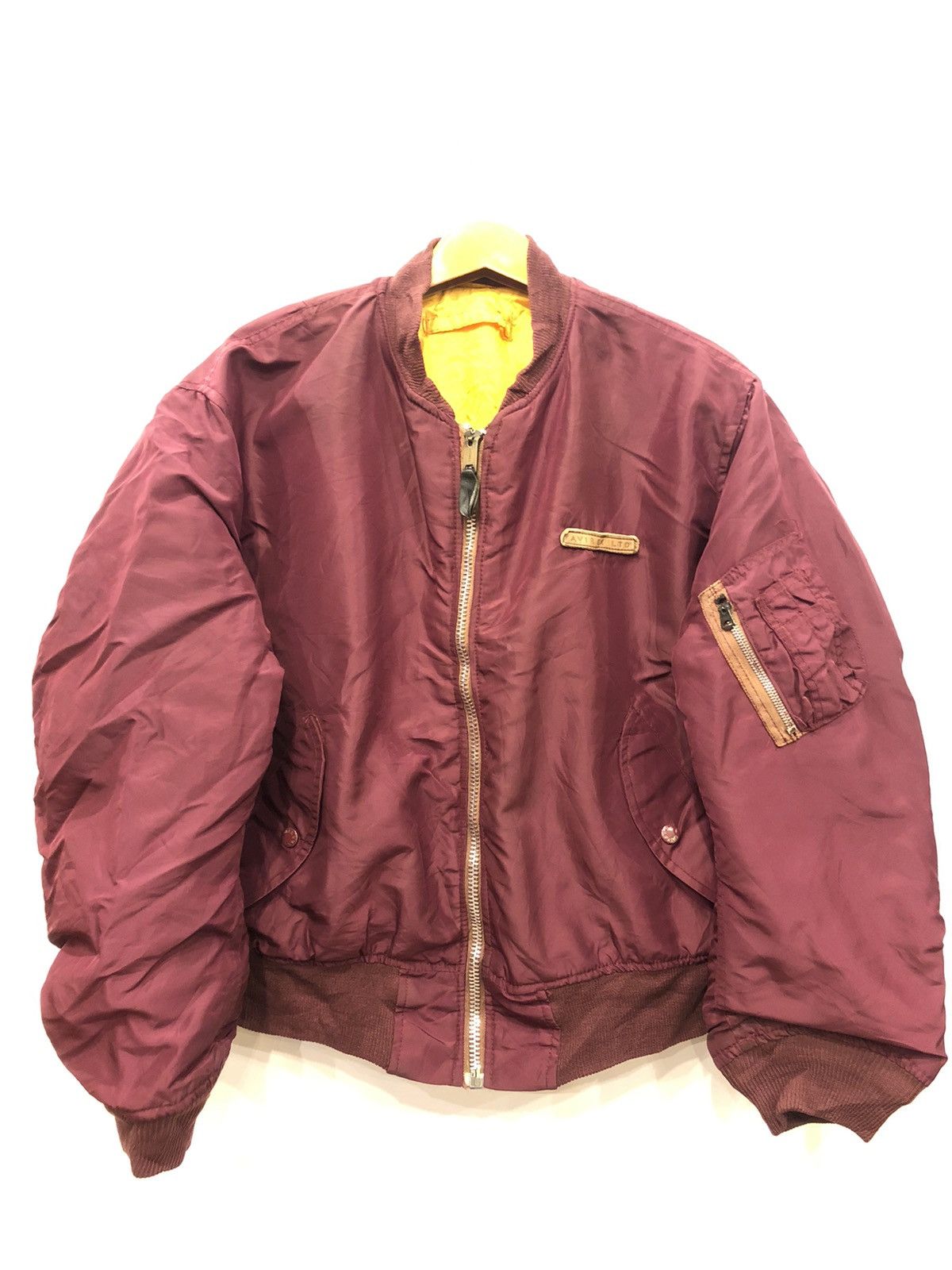 Avirex × Vintage Vintage Avirex Bomber Jacket USN Size US XL / EU 56 / 4 - 1 Thumbnail