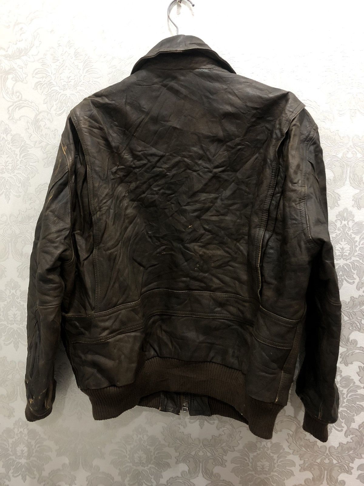 Avirex × Vintage Vintage Avirex Bomber Leather Jacket Size US L / EU 52-54 / 3 - 10 Thumbnail