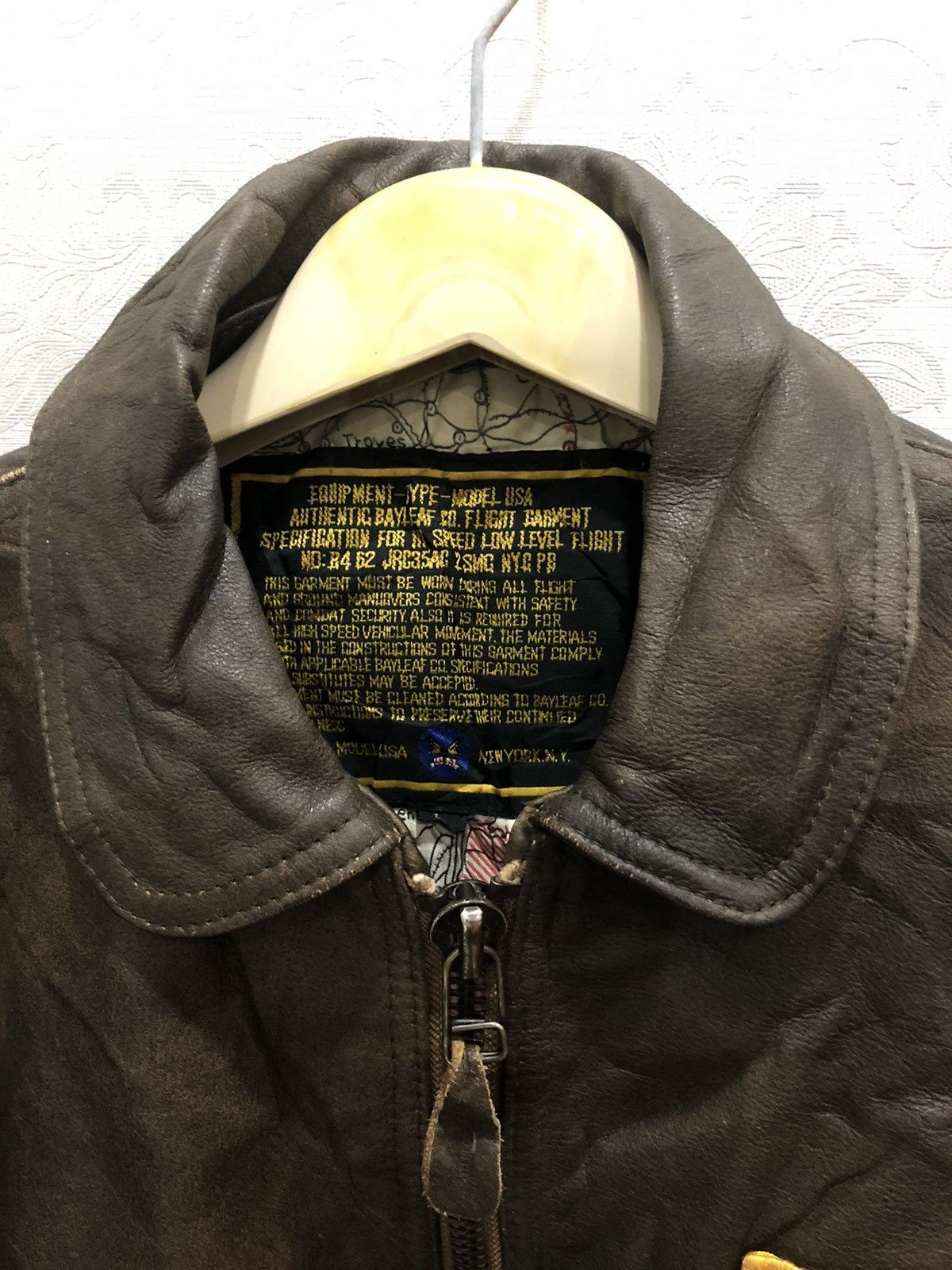 Avirex × Vintage Vintage Avirex Bomber Leather Jacket Size US L / EU 52-54 / 3 - 2 Thumbnail