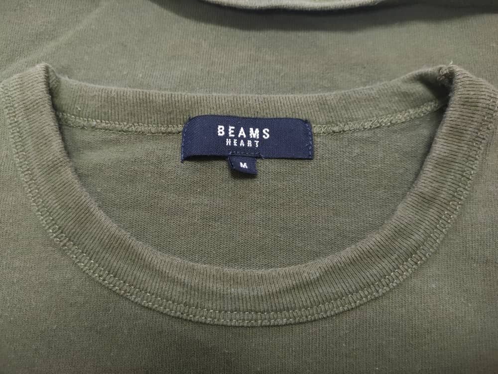 Beams Plus Beams Blank Long Sleeve Green Army Size US M / EU 48-50 / 2 - 2 Thumbnail