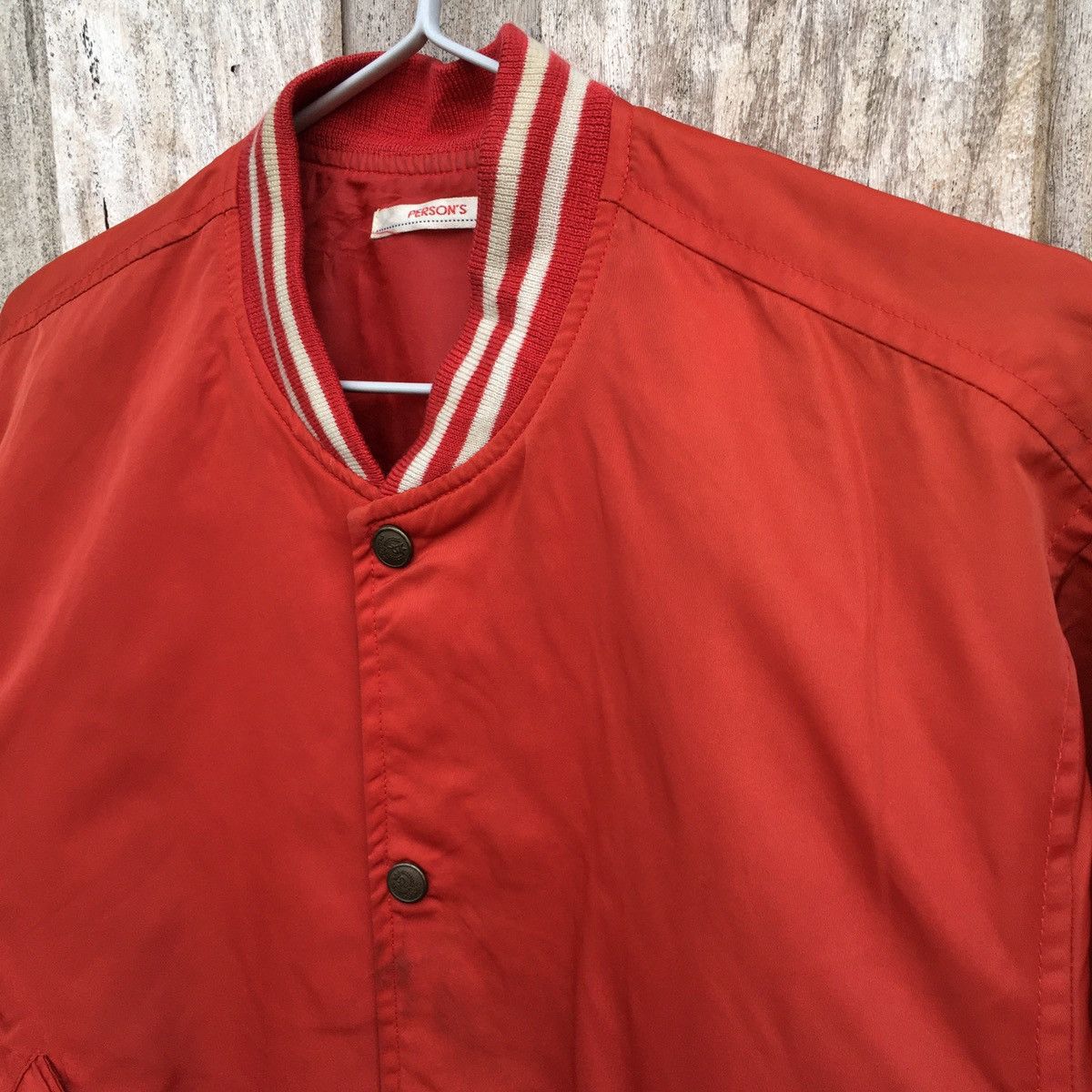 PERSON'S × Vintage Vintage Person’s Varsity Jacket Size US XL / EU 56 / 4 - 4 Thumbnail