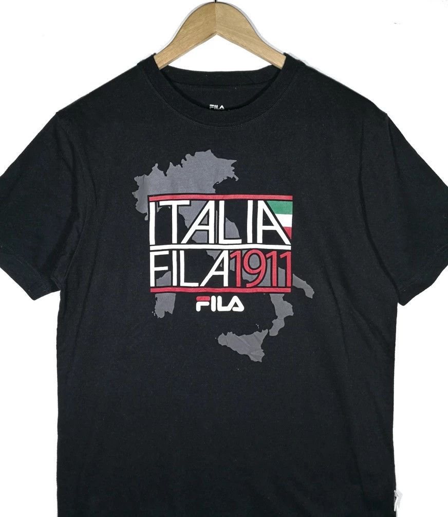 Fila Fila Italia tshirt big logo Activewear Streetwear Size US L / EU 52-54 / 3 - 3 Thumbnail