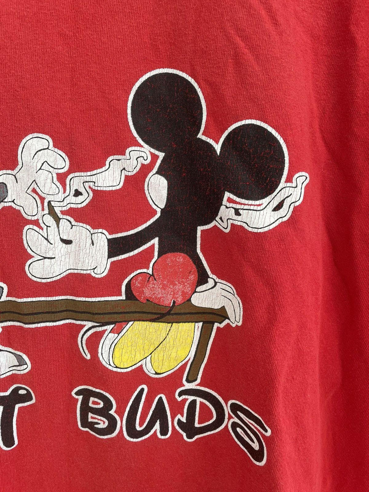 Cartoon Network × Disney × Vintage Vintage Best Buds Parody ( Bunny & Mickey ) Cannabis T-Shirt Size US XL / EU 56 / 4 - 4 Thumbnail