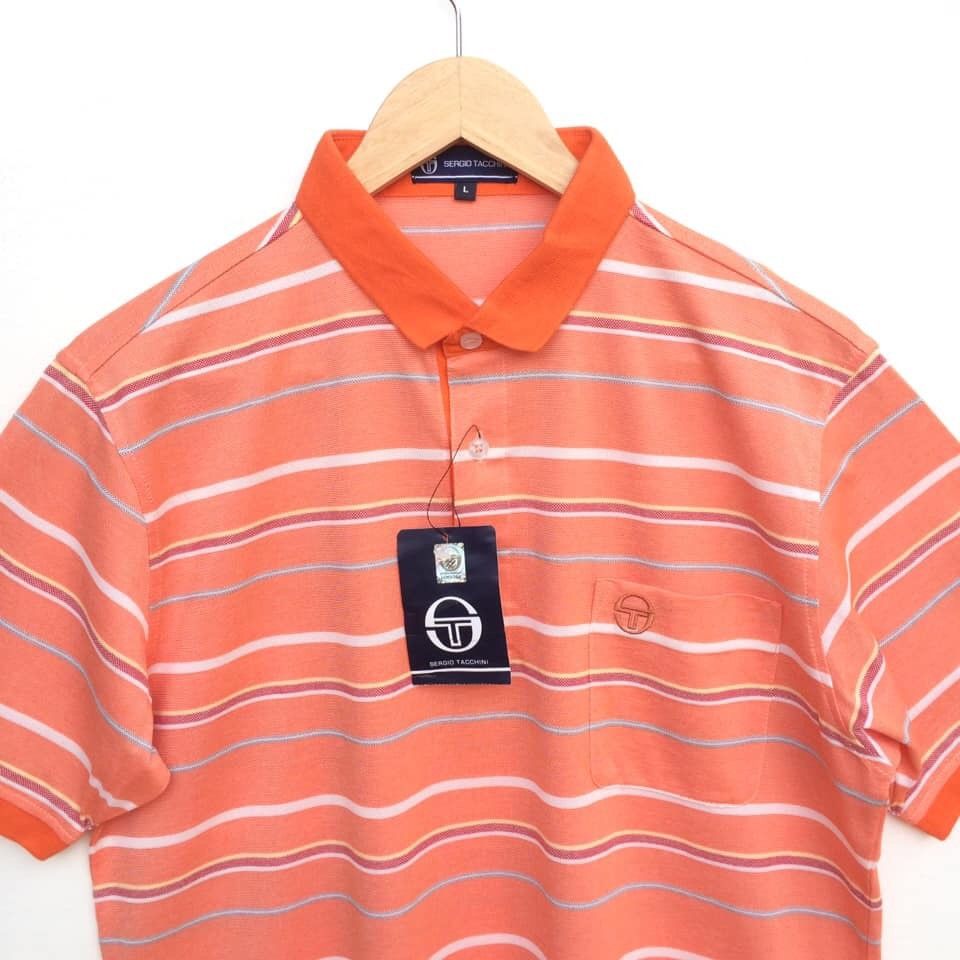 Sergio Tacchini NWT Sergio tacchini polo striped Size US L / EU 52-54 / 3 - 2 Thumbnail