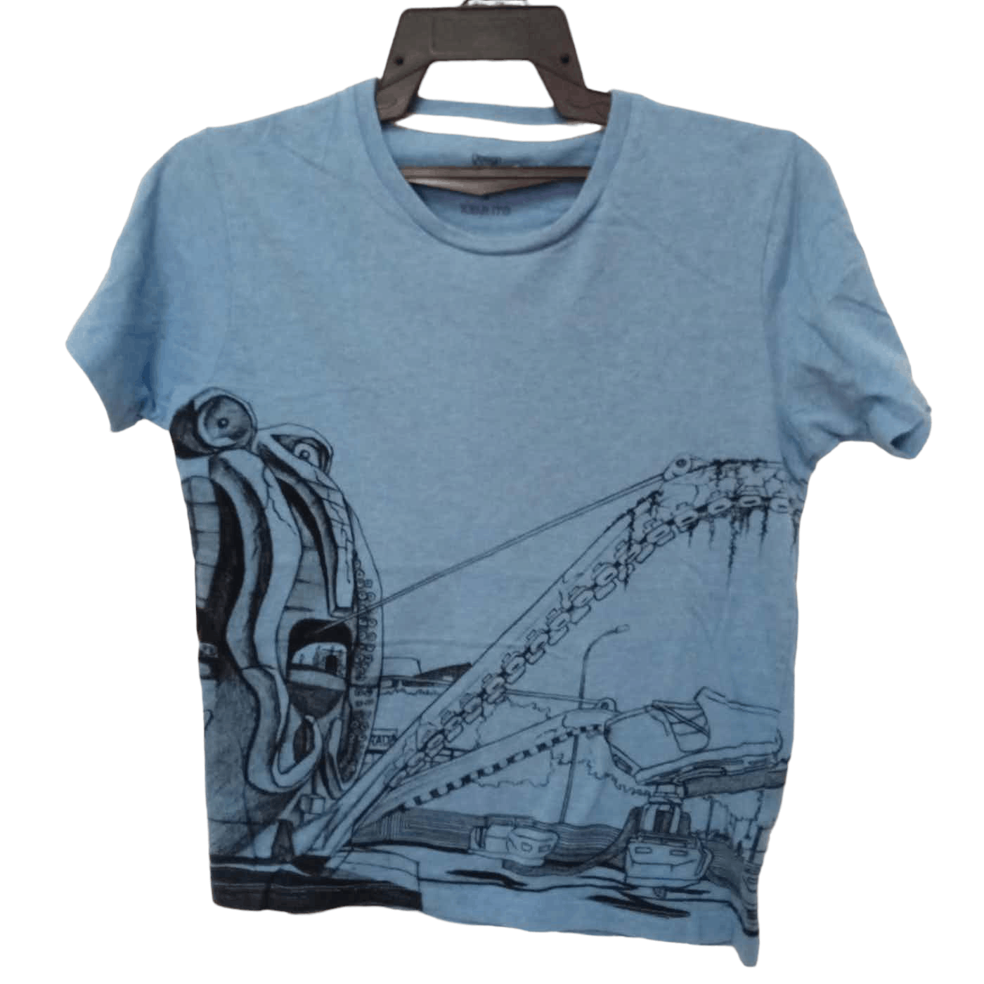 Japanese Brand Keiji Ito Overprint Graphic T Size US S / EU 44-46 / 1 - 1 Thumbnail