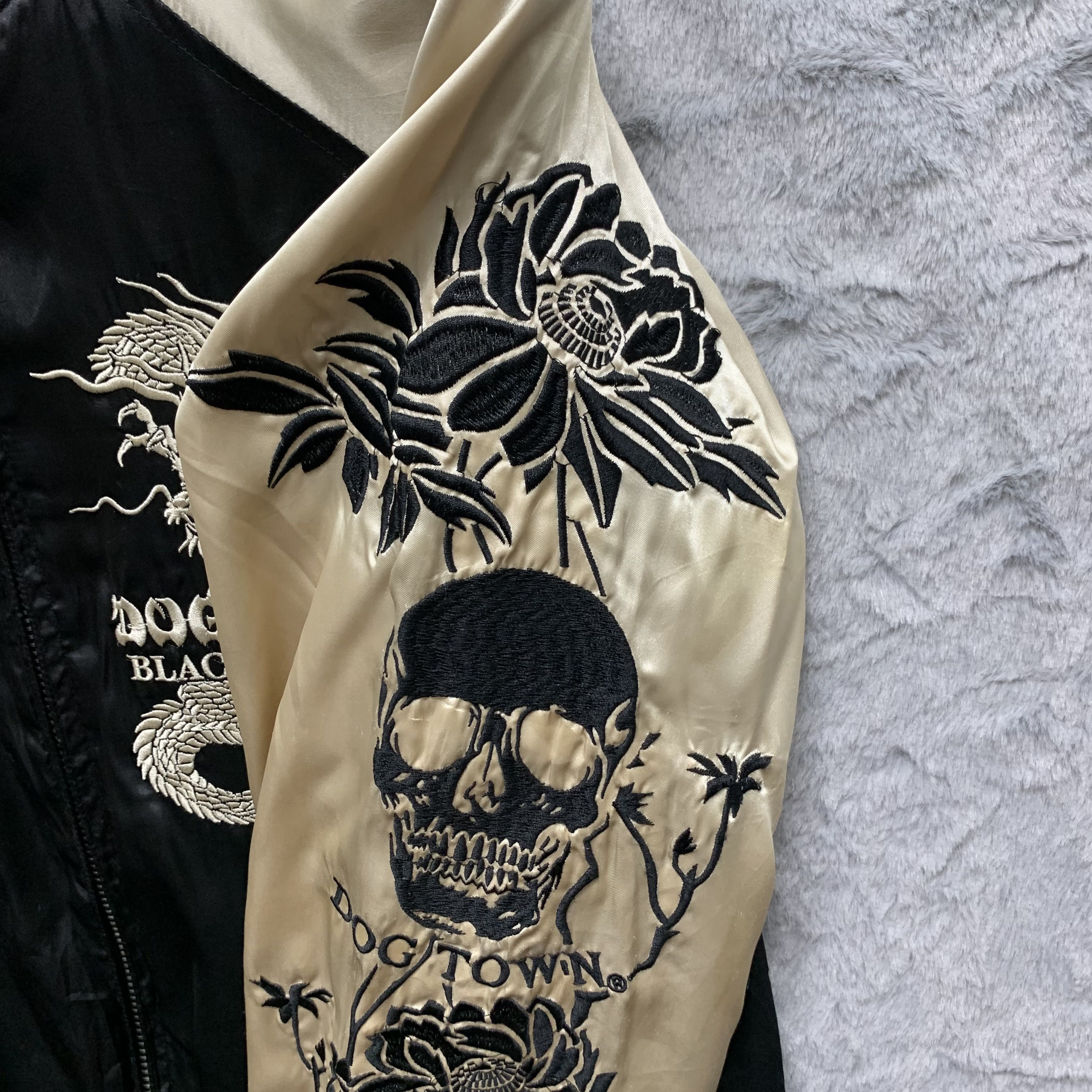 Dogtown Dogtown Black Dragon Embroidery Sukajan Jacket #4327-150 Size US L / EU 52-54 / 3 - 13 Thumbnail