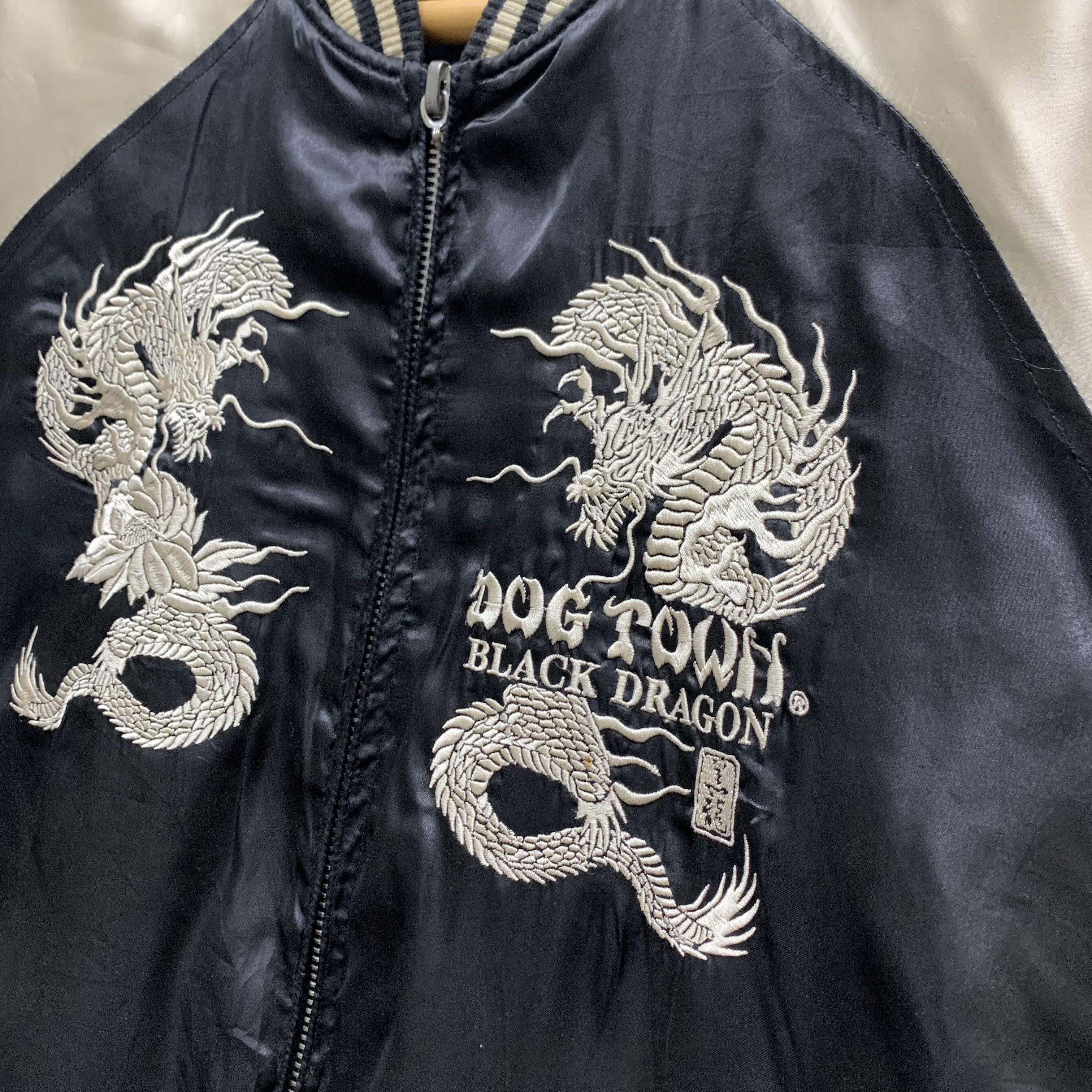 Dogtown Black Dragon Embroidery Sukajan Jacket #4327-150