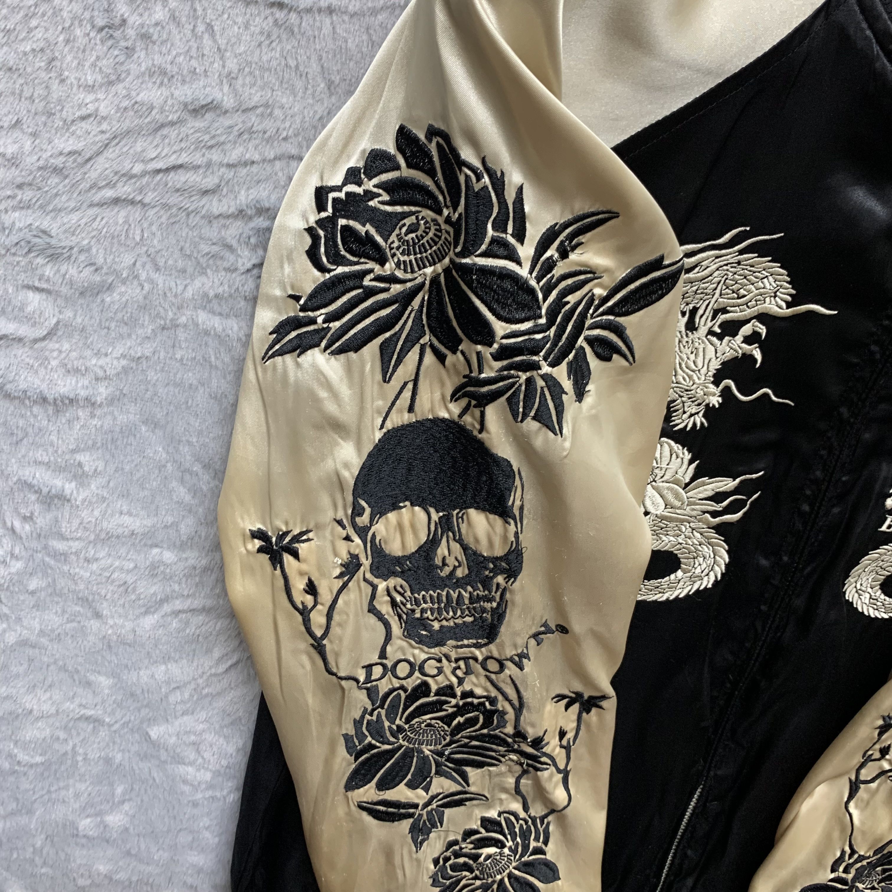 Dogtown Dogtown Black Dragon Embroidery Sukajan Jacket #4327-150 Size US L / EU 52-54 / 3 - 10 Thumbnail