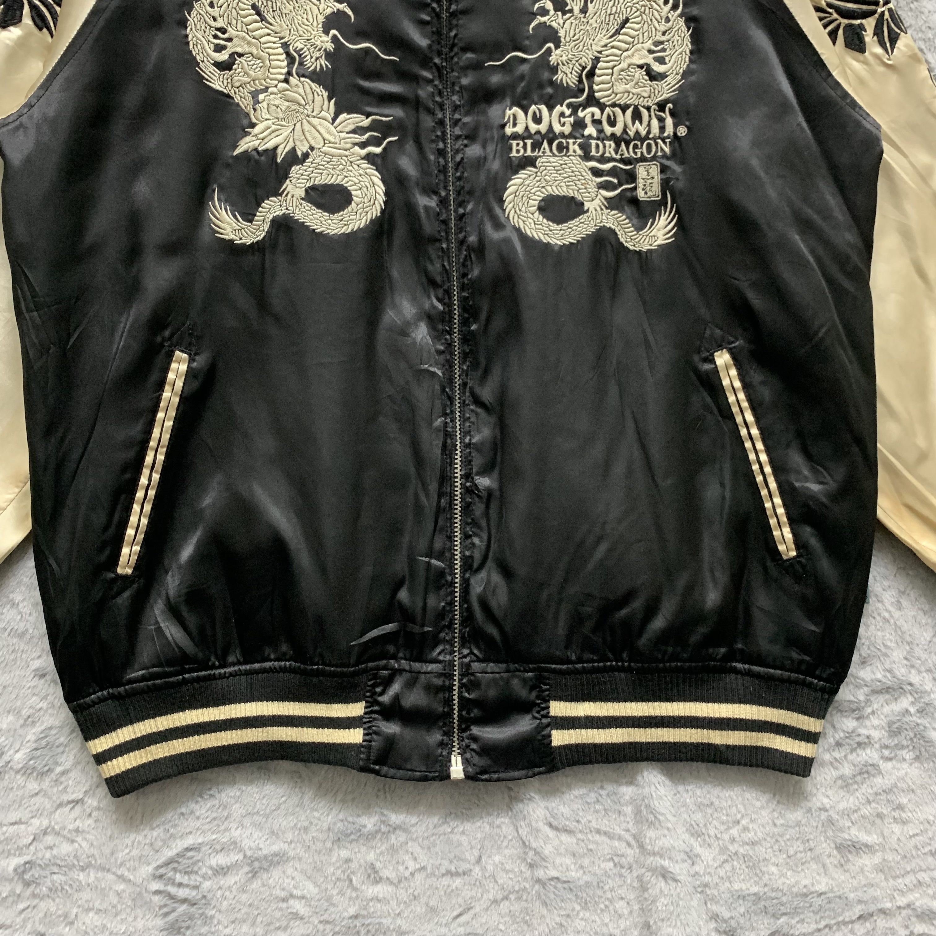 Dogtown Dogtown Black Dragon Embroidery Sukajan Jacket #4327-150 Size US L / EU 52-54 / 3 - 7 Thumbnail