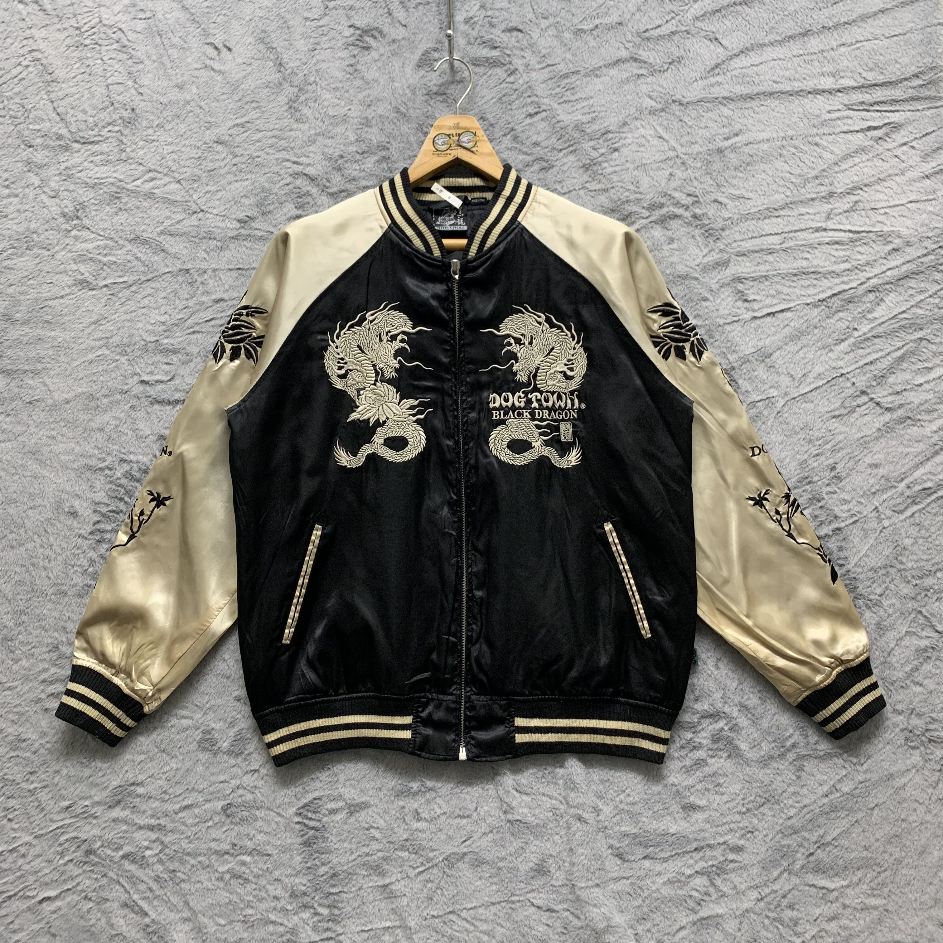 Dogtown Dogtown Black Dragon Embroidery Sukajan Jacket #4327-150 Size US L / EU 52-54 / 3 - 4 Thumbnail