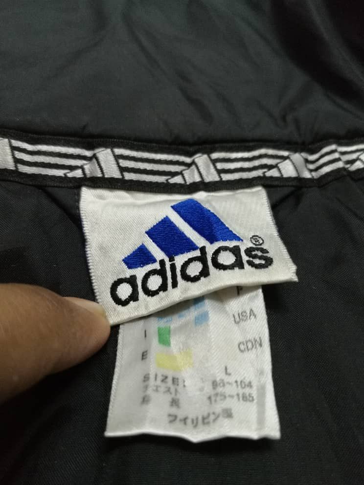 Adidas Vintage Adidas Zip Up Windbreaker Size US L / EU 52-54 / 3 - 6 Thumbnail