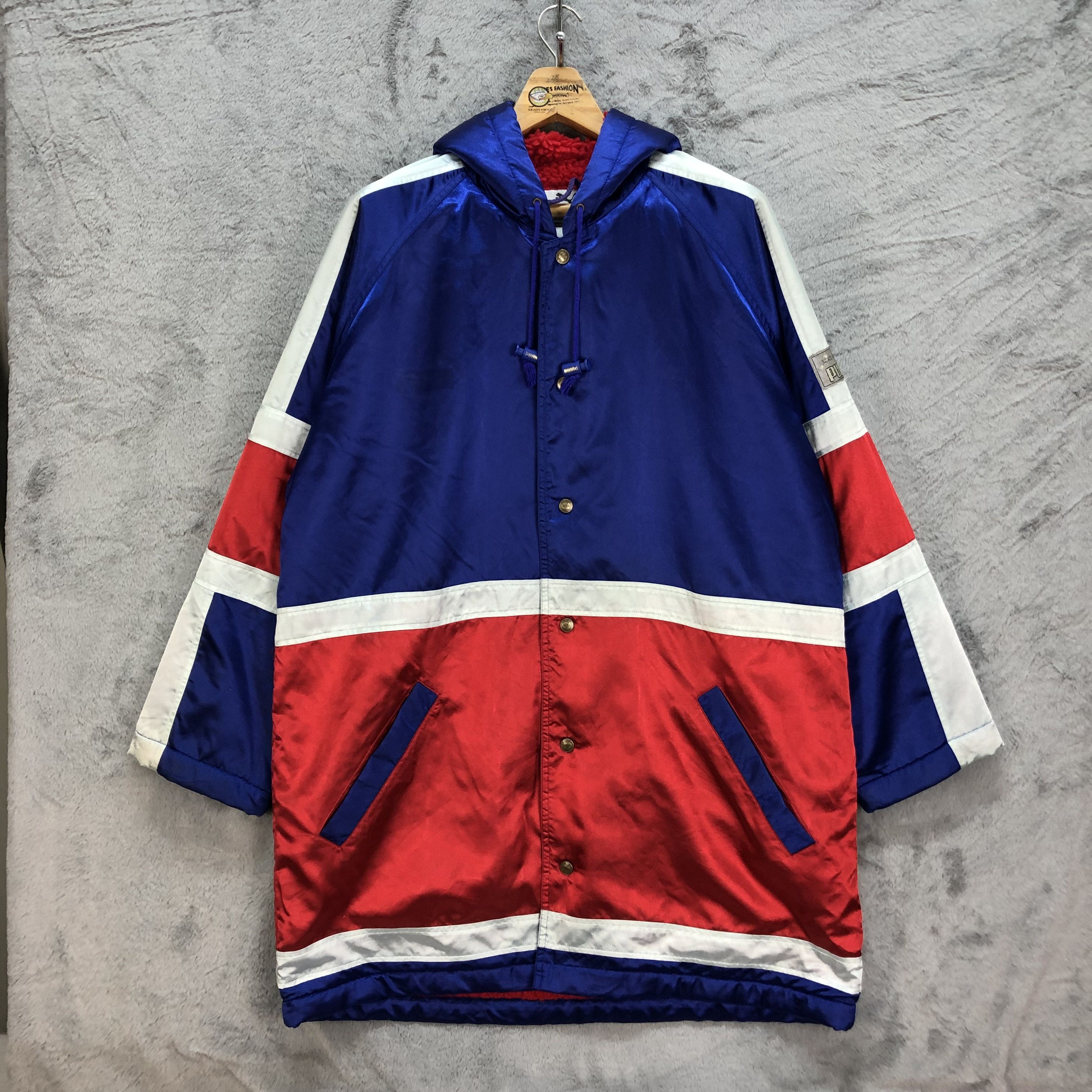 VINTAGE PUMA MULTICOLOR SHERPA PARKA #6098-45