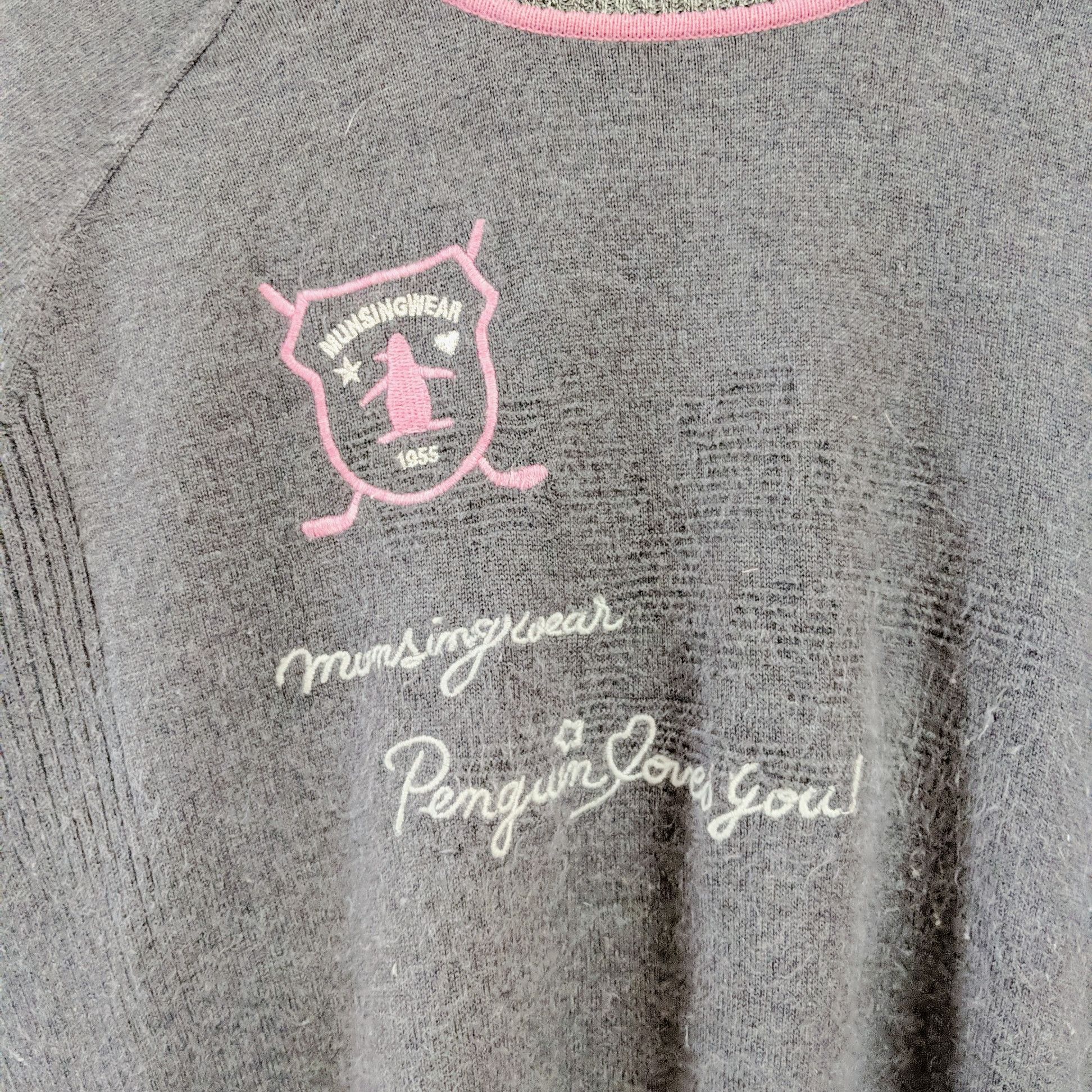 Japanese Brand Vintage MunsingWear Embroidery Knitwear Sweater Jumper Size US L / EU 52-54 / 3 - 5 Thumbnail