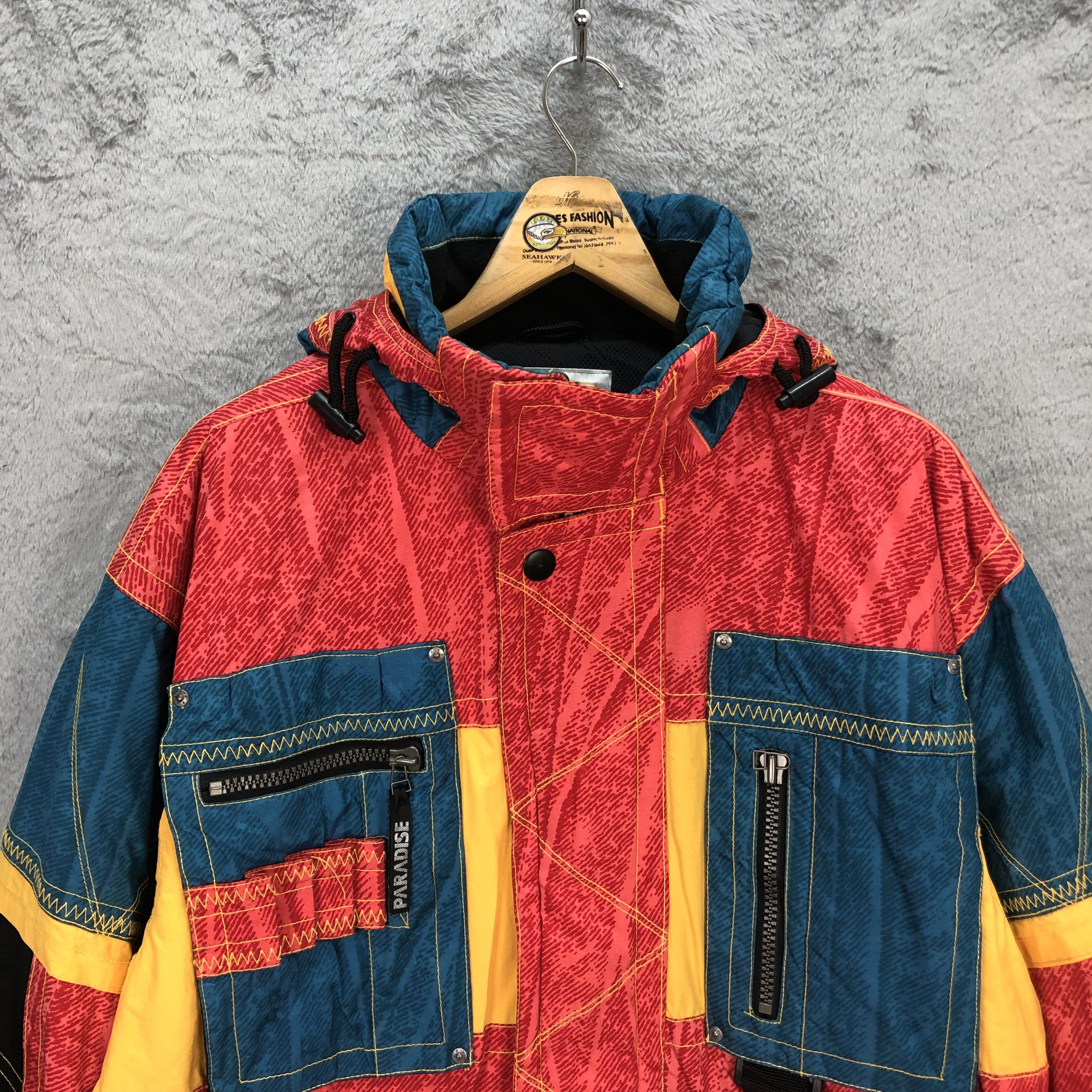 Paradise PARADISE MULTICOLOR RED DOWN JACKET #5821-209 Size US L / EU 52-54 / 3 - 2 Thumbnail