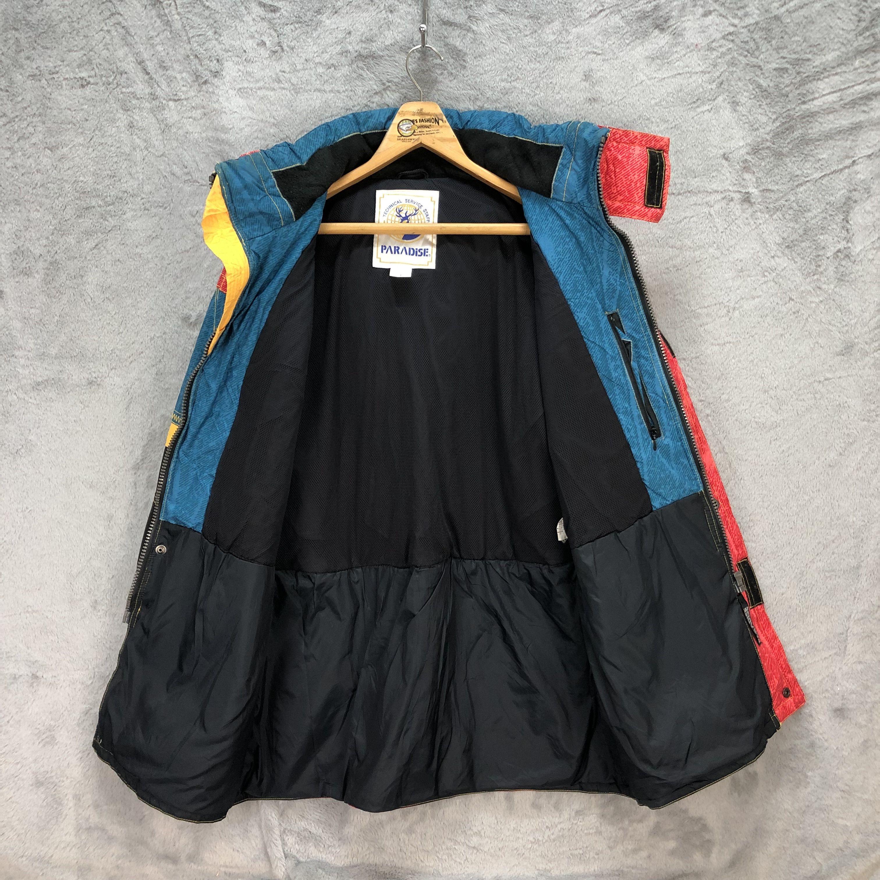 Paradise PARADISE MULTICOLOR RED DOWN JACKET #5821-209 Size US L / EU 52-54 / 3 - 9 Thumbnail