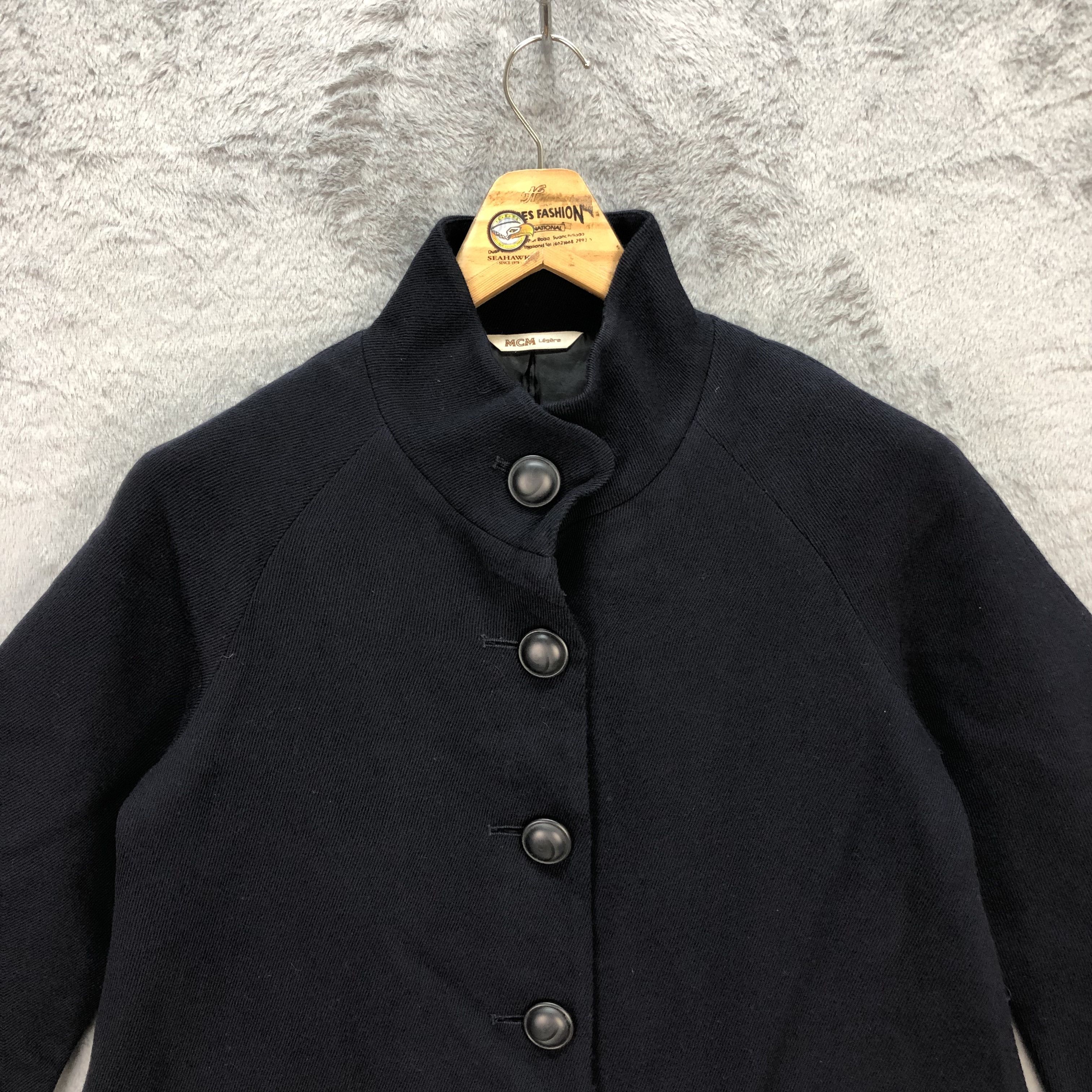 MCM MCM LEGERE WOOL COAT #5925-214 Size M / US 6-8 / IT 42-44 - 2 Thumbnail