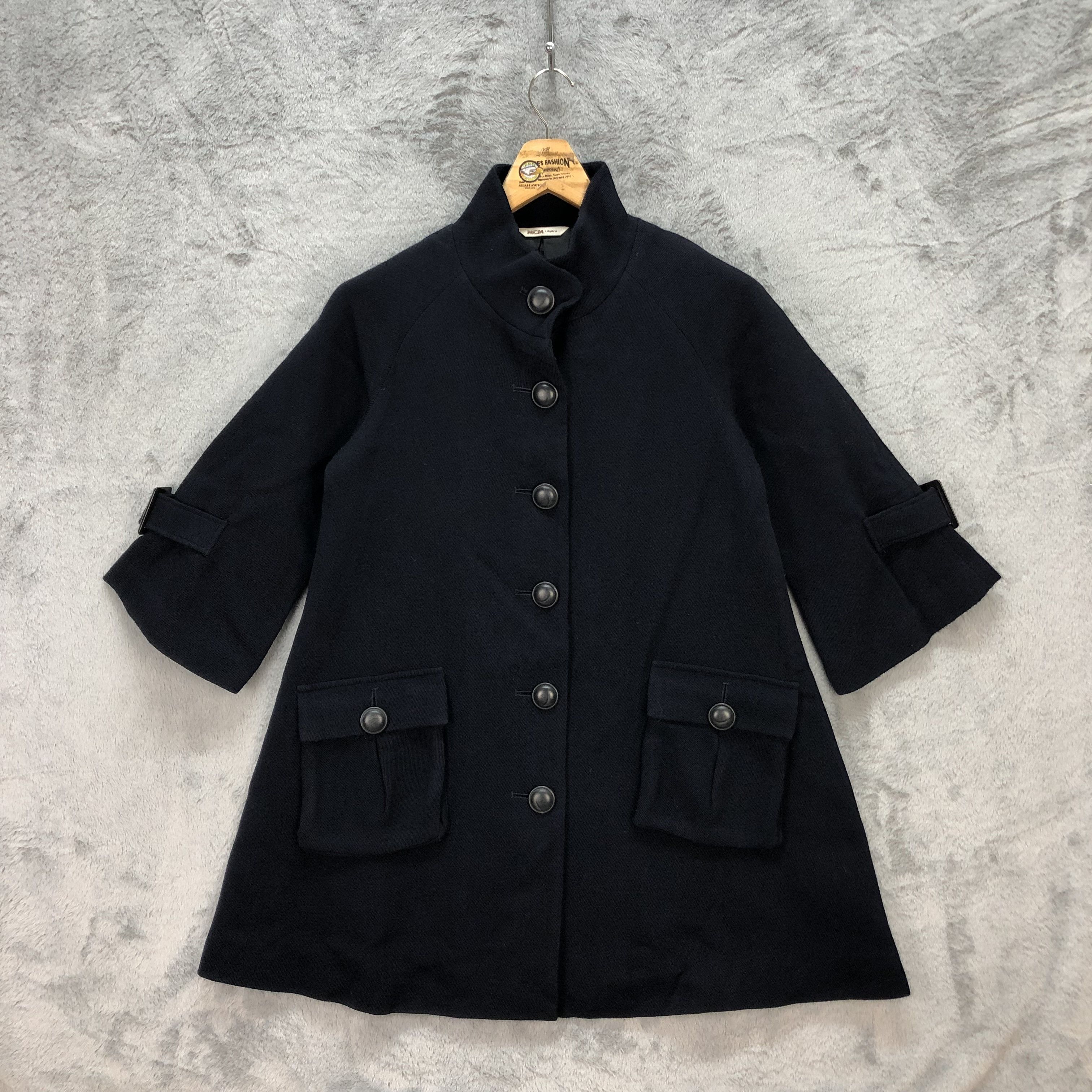 MCM MCM LEGERE WOOL COAT #5925-214 Size M / US 6-8 / IT 42-44 - 1 Thumbnail